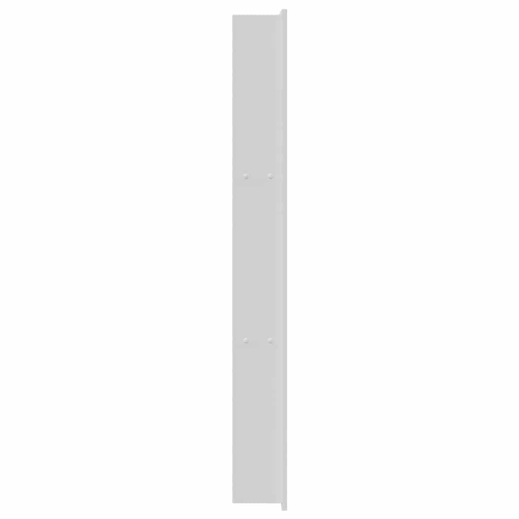 Duschnische Weiß 90 x 30 x 9.5 cm Edelstahl