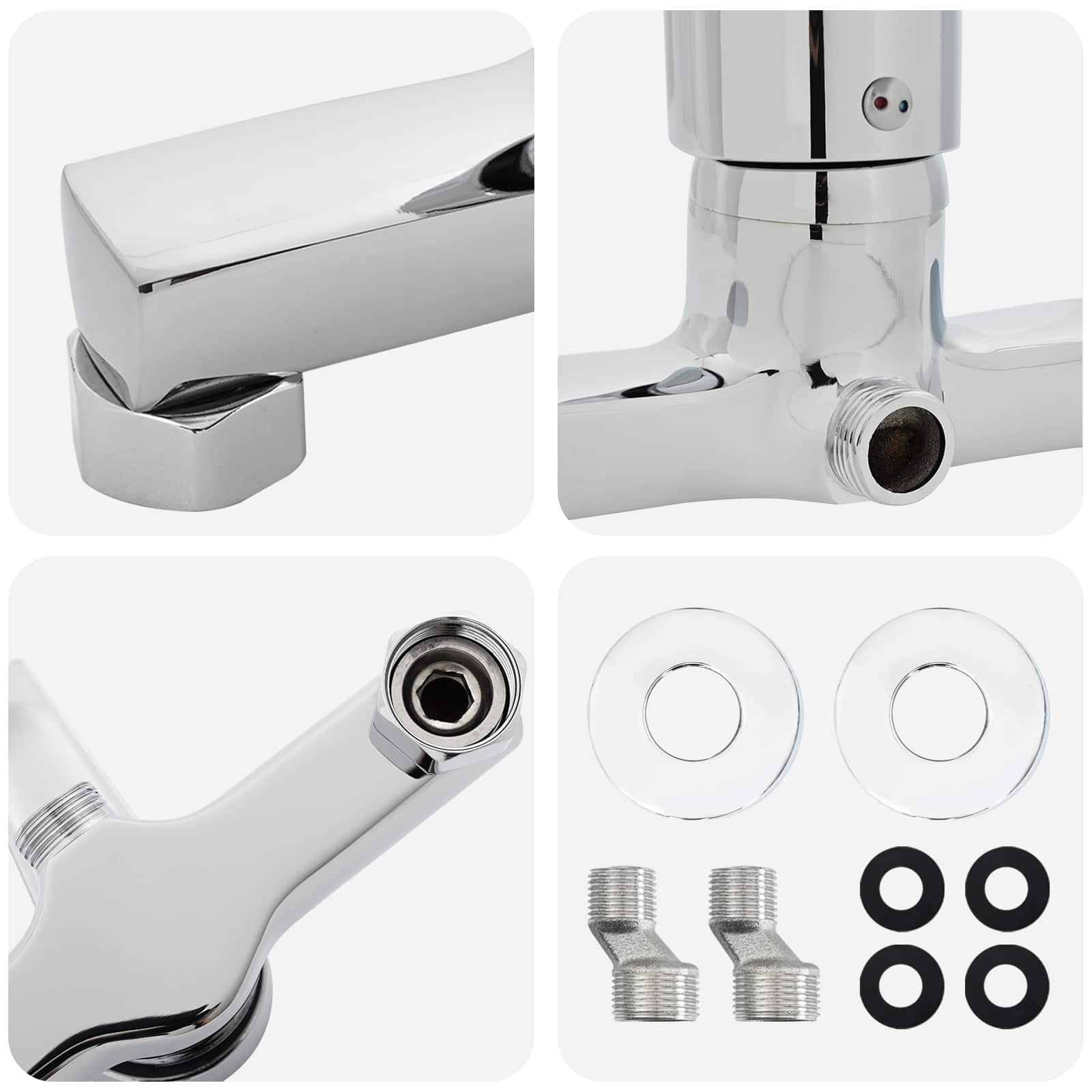 Duschmischer Chrom G 1 / 2 Zoll Messing