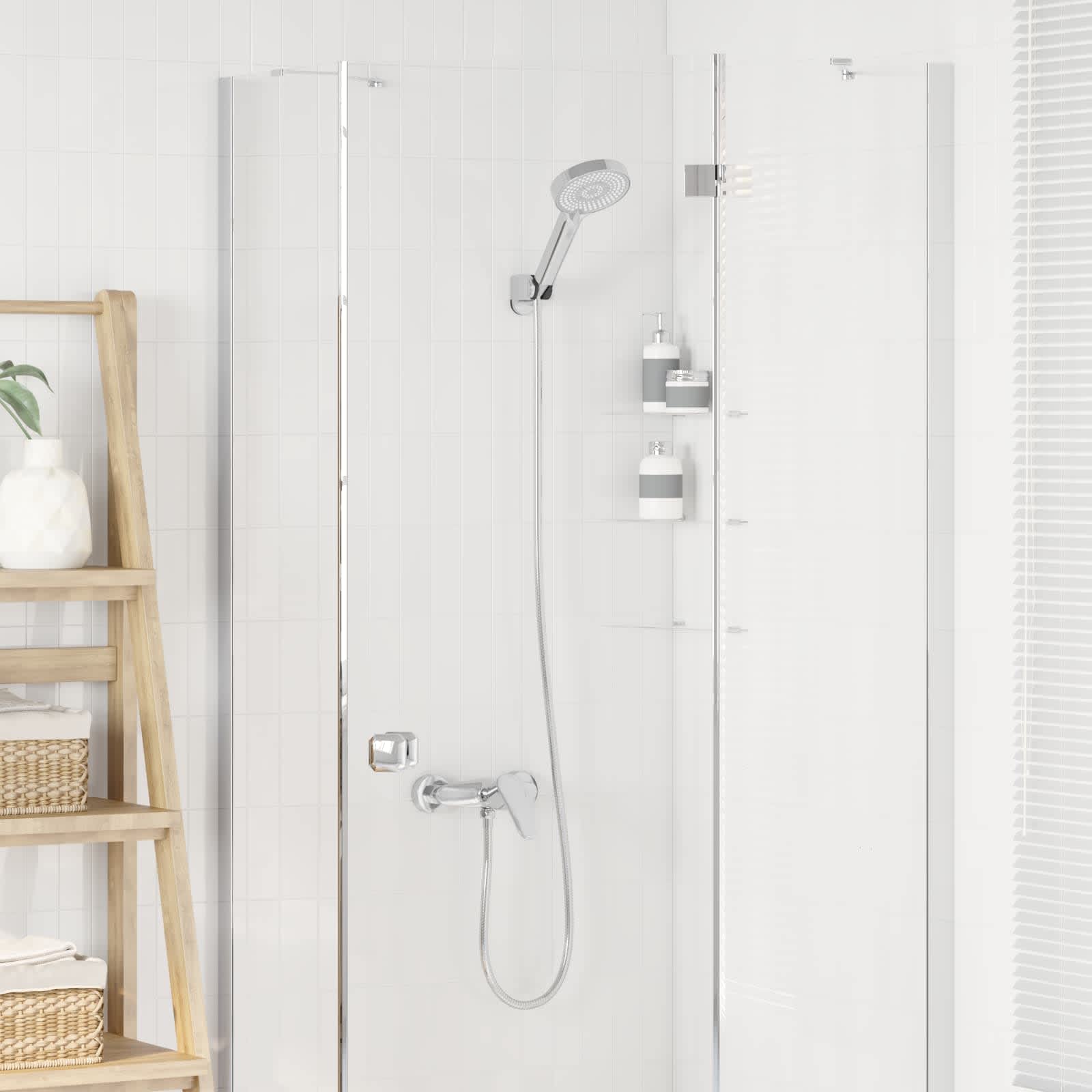 Duschkopf Set Chrom G 1 / 2 Zoll