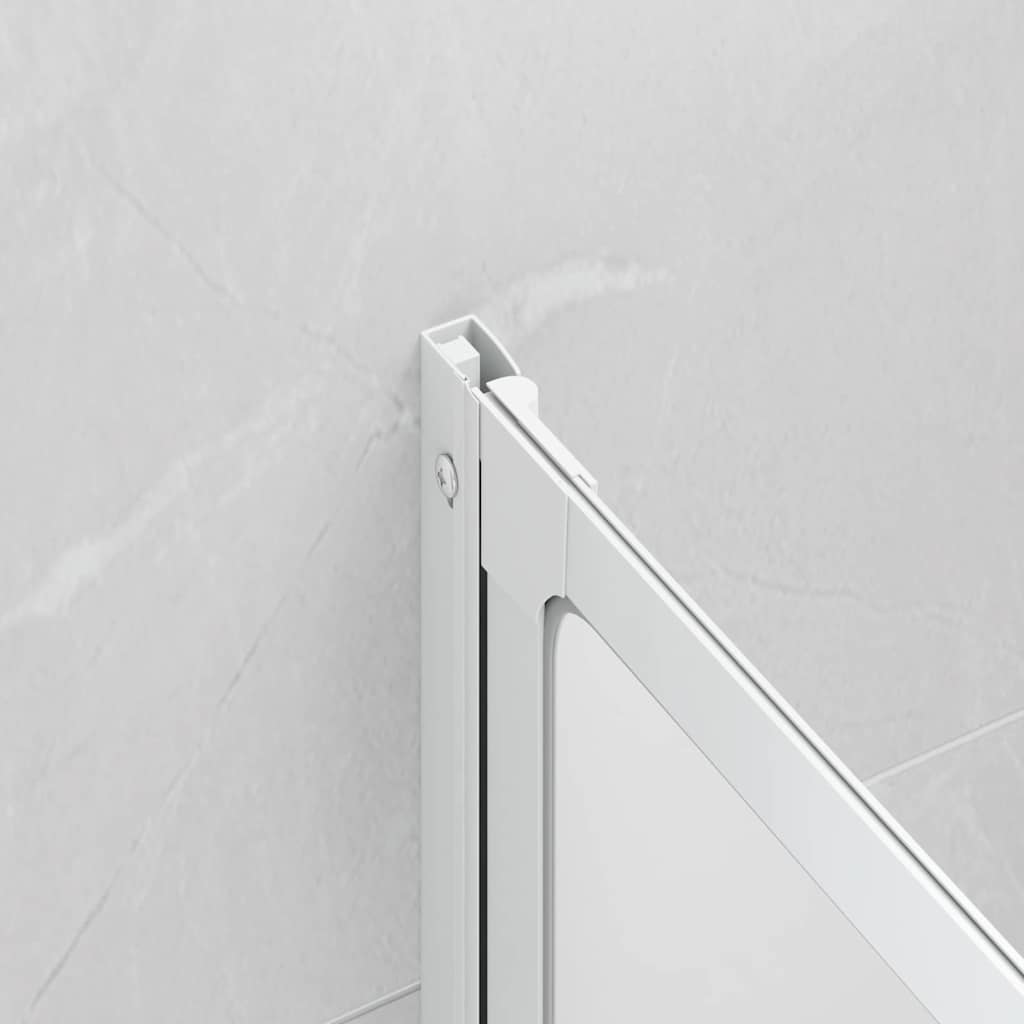 Badewannenbildschirm Matt 120 x 117 cm Aluminium & PP-Paneel