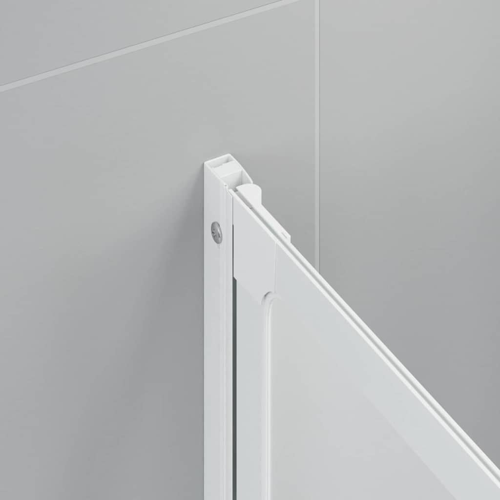 Bathtub screen, matte finish, 168 x 140 cm, aluminum &amp; PP panel