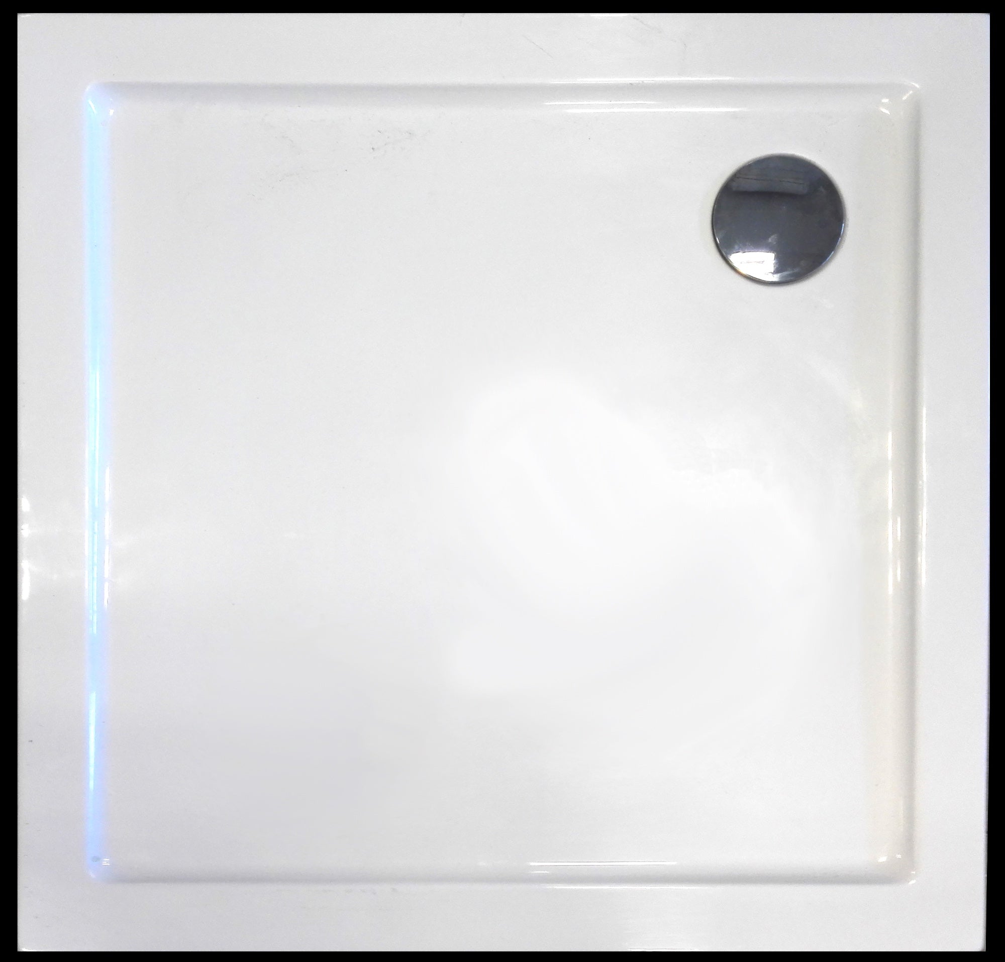 Acryl Eckbrausetasse 90x90x12 cm
