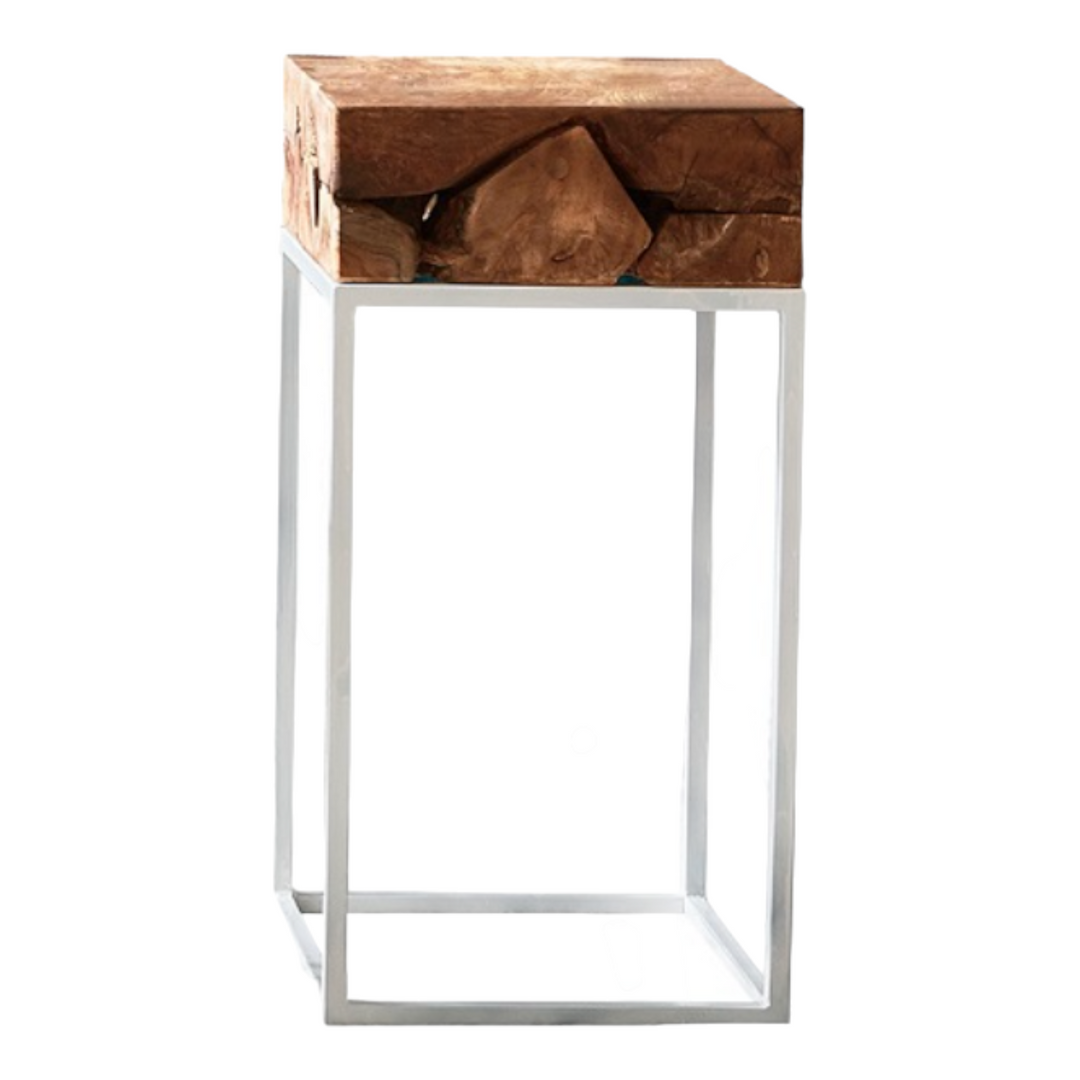 Side table made of teak root Sylt