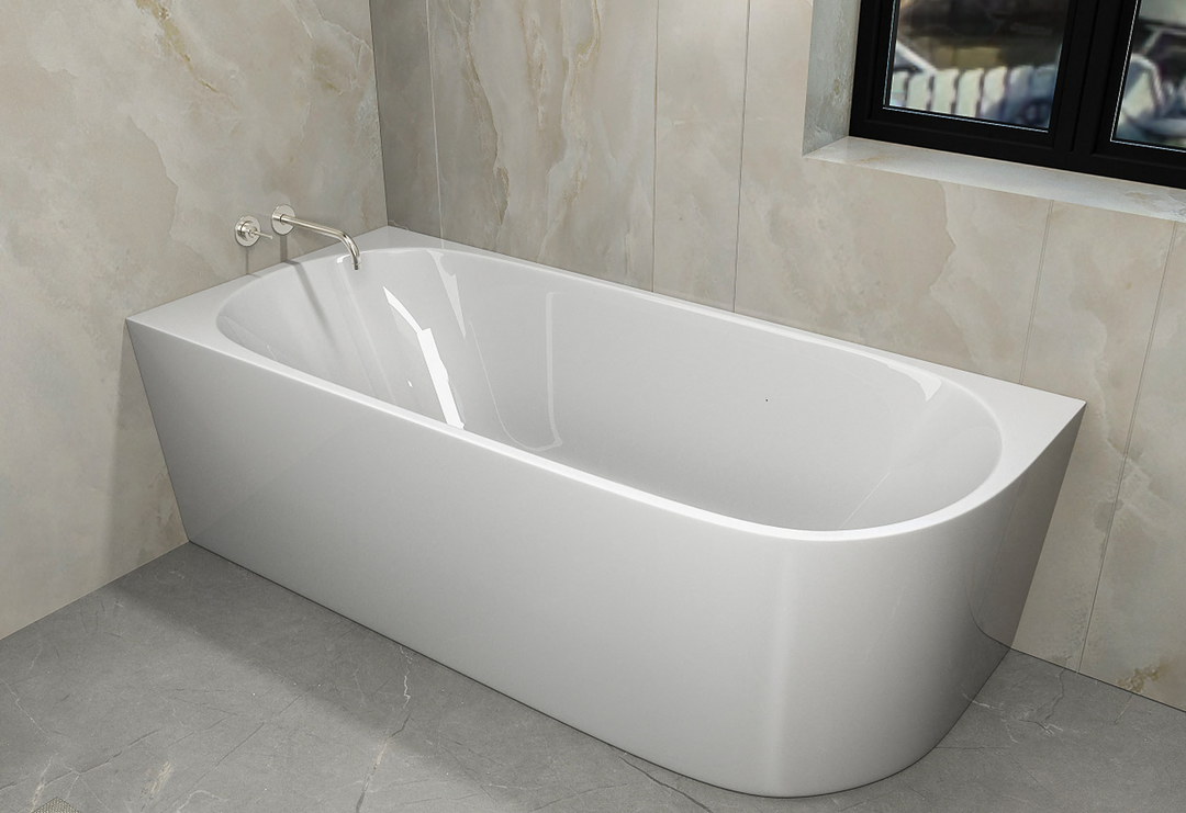 Corner bathtub Faro 170 x 75 x 56 cm