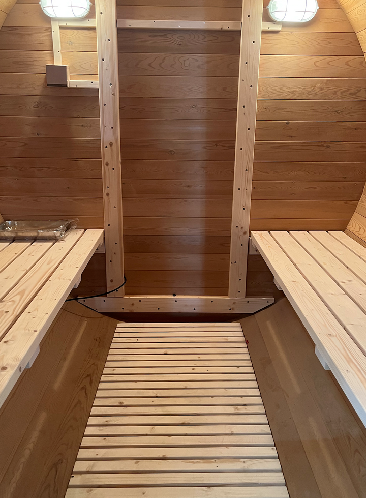 Outdoor barrel sauna TROMSÖ