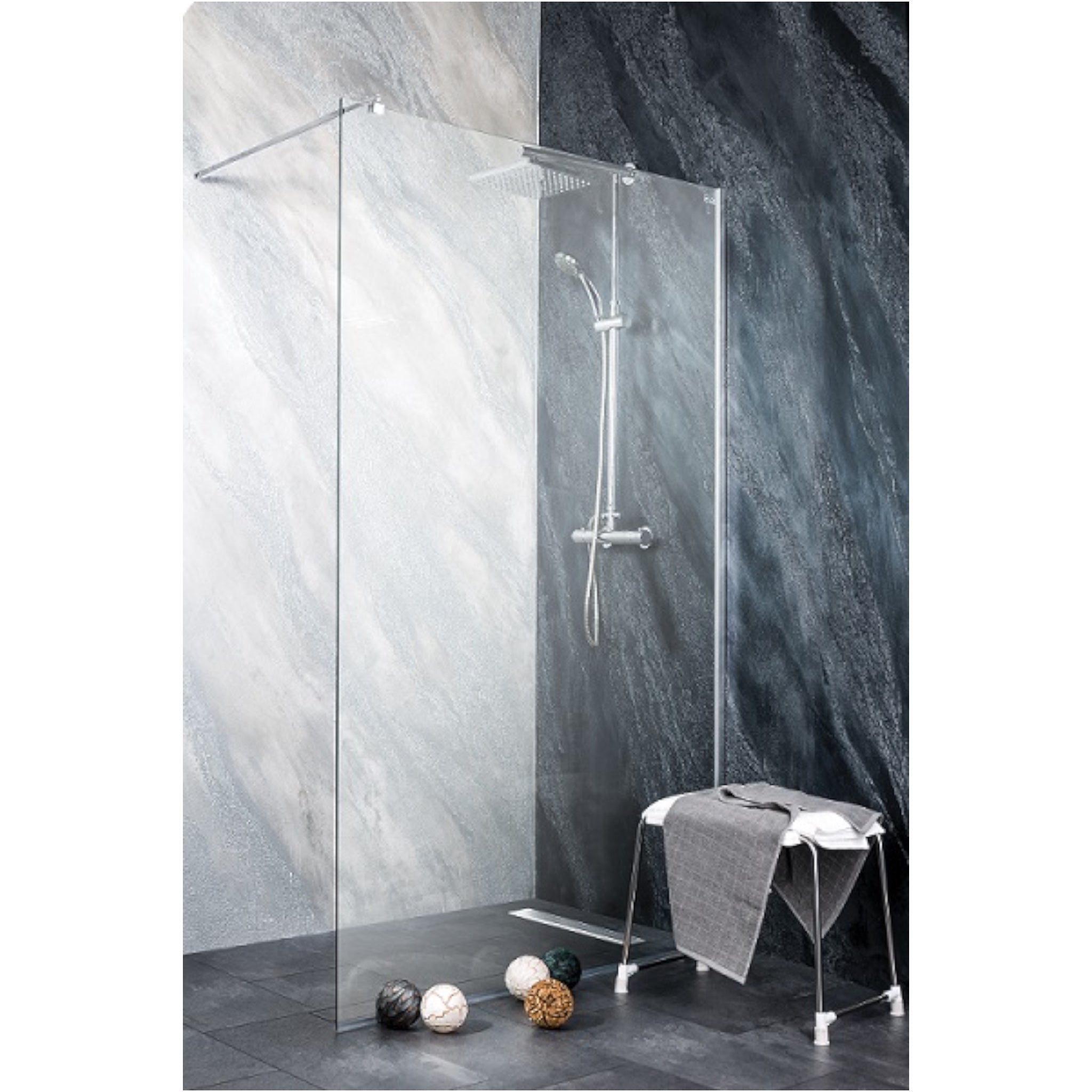Sanoflex FREEDOM shower partition in 6 different sizes