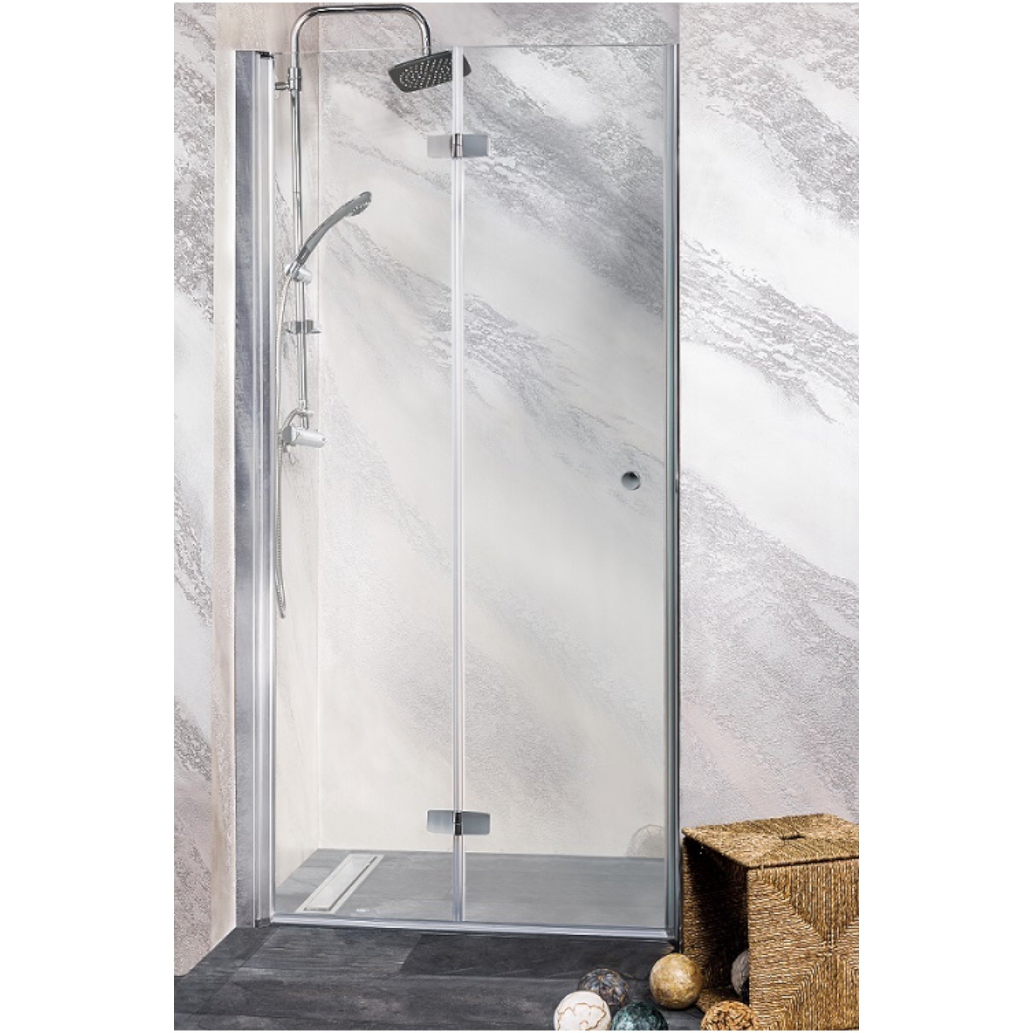Sanoflex folding door DUET in 6 different sizes