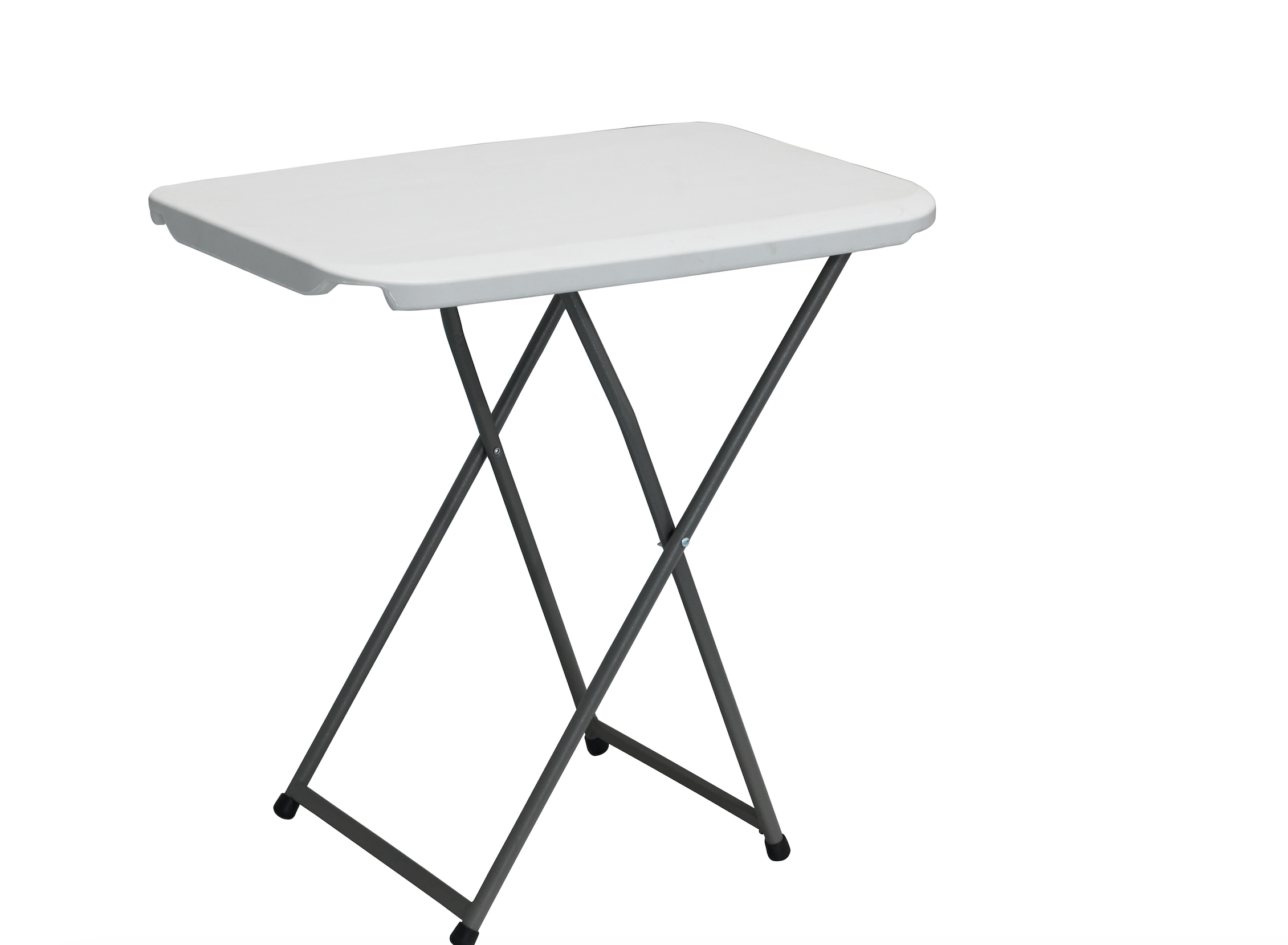 Tisch klappbar weiß 75x50x(56-73) cm