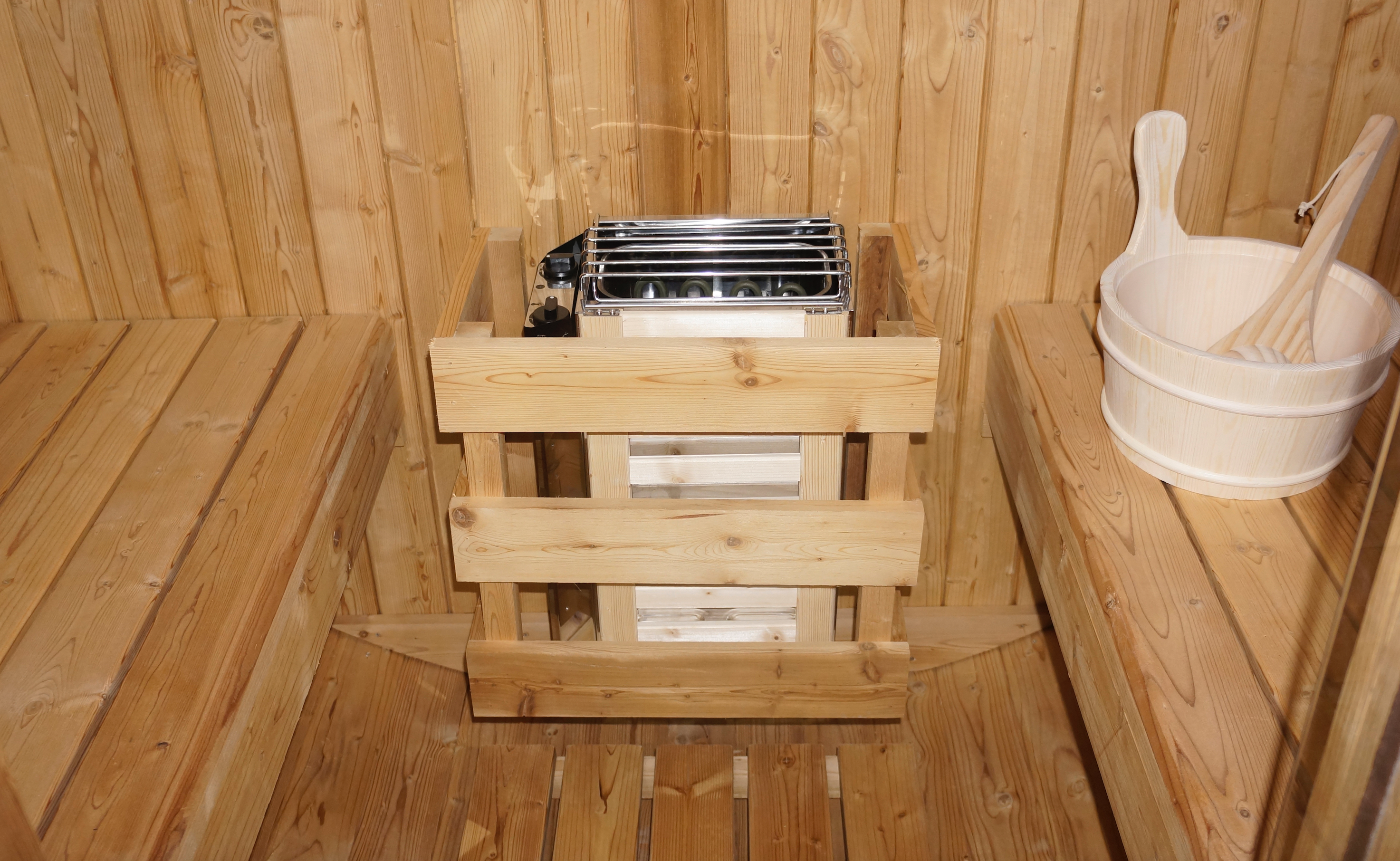 Sauna de barril al aire libre TROMSÖ M para 2 personas