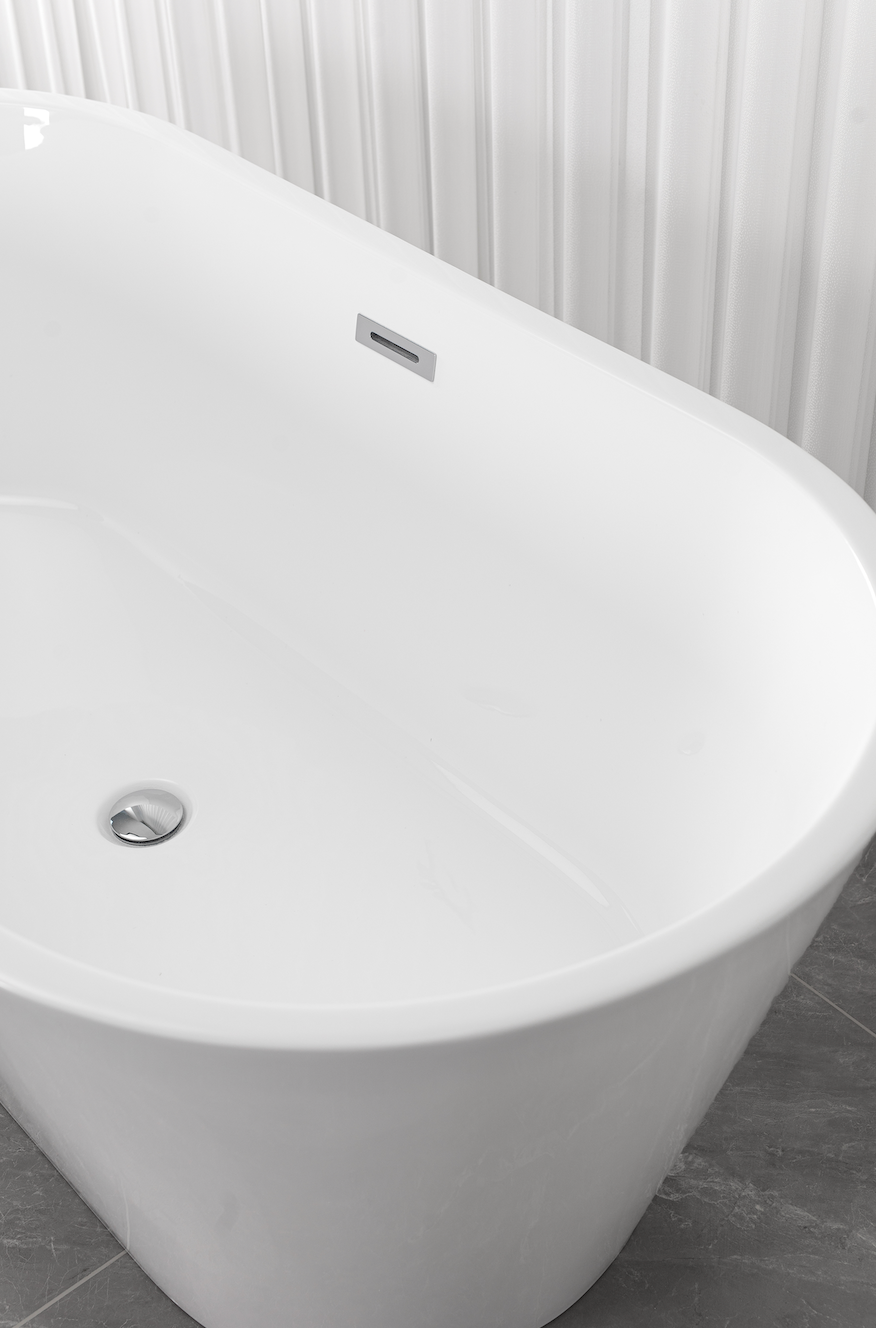 Freistehende Badewanne YORK 170 x 75 x 58 cm