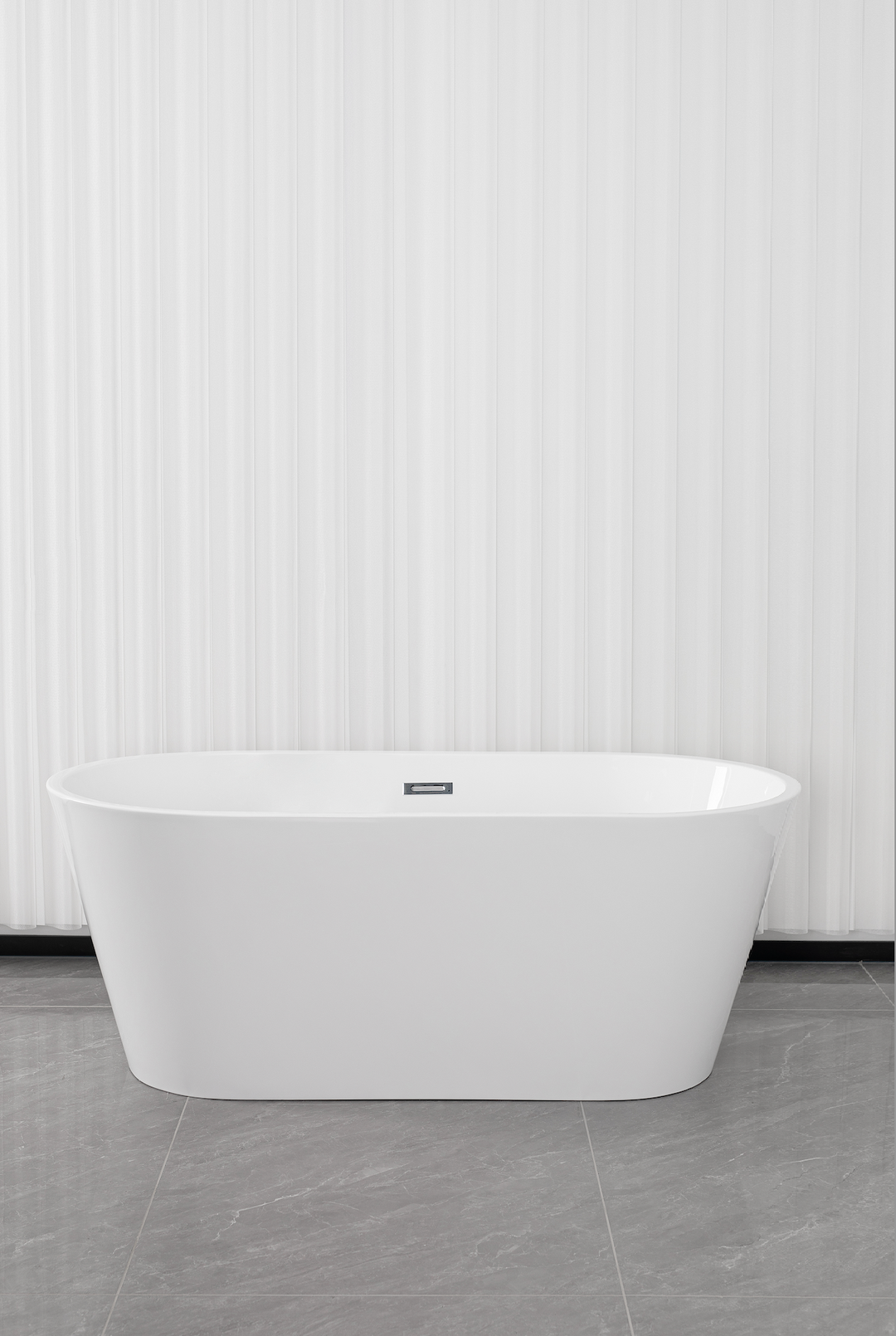 Freistehende Badewanne YORK 170 x 75 x 58 cm