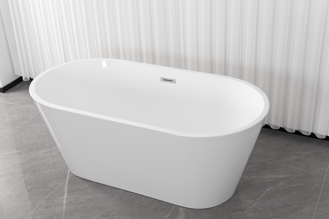 Freistehende Badewanne YORK 170 x 75 x 58 cm