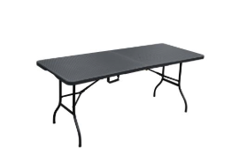 Klapptisch Rattan optik 180x74x74 cm