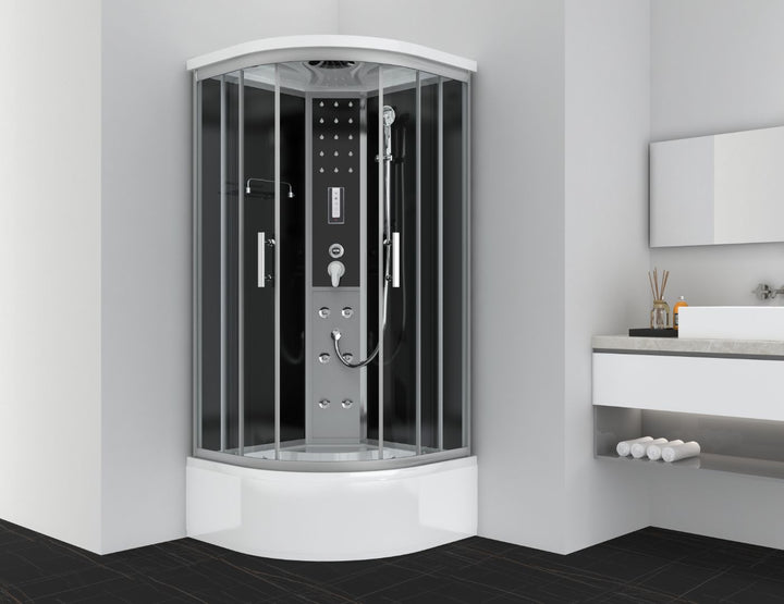 Complete shower cabin VITA with quick assembly 90 x 90 x 215 cm