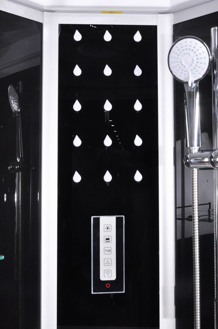 Complete shower cabin VITA with quick assembly 90 x 90 x 215 cm