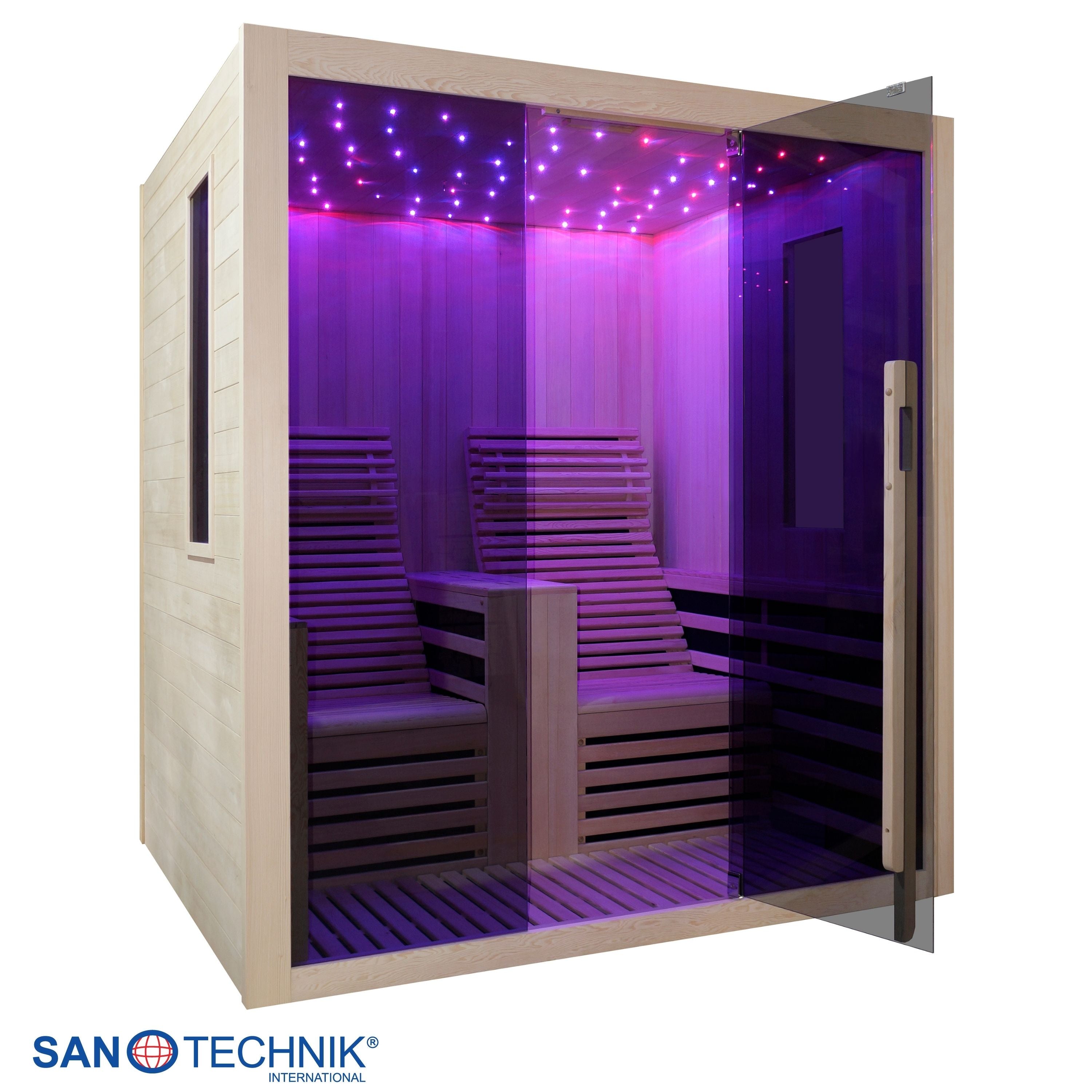 Infrared cabin CARBON 2 for 2 people