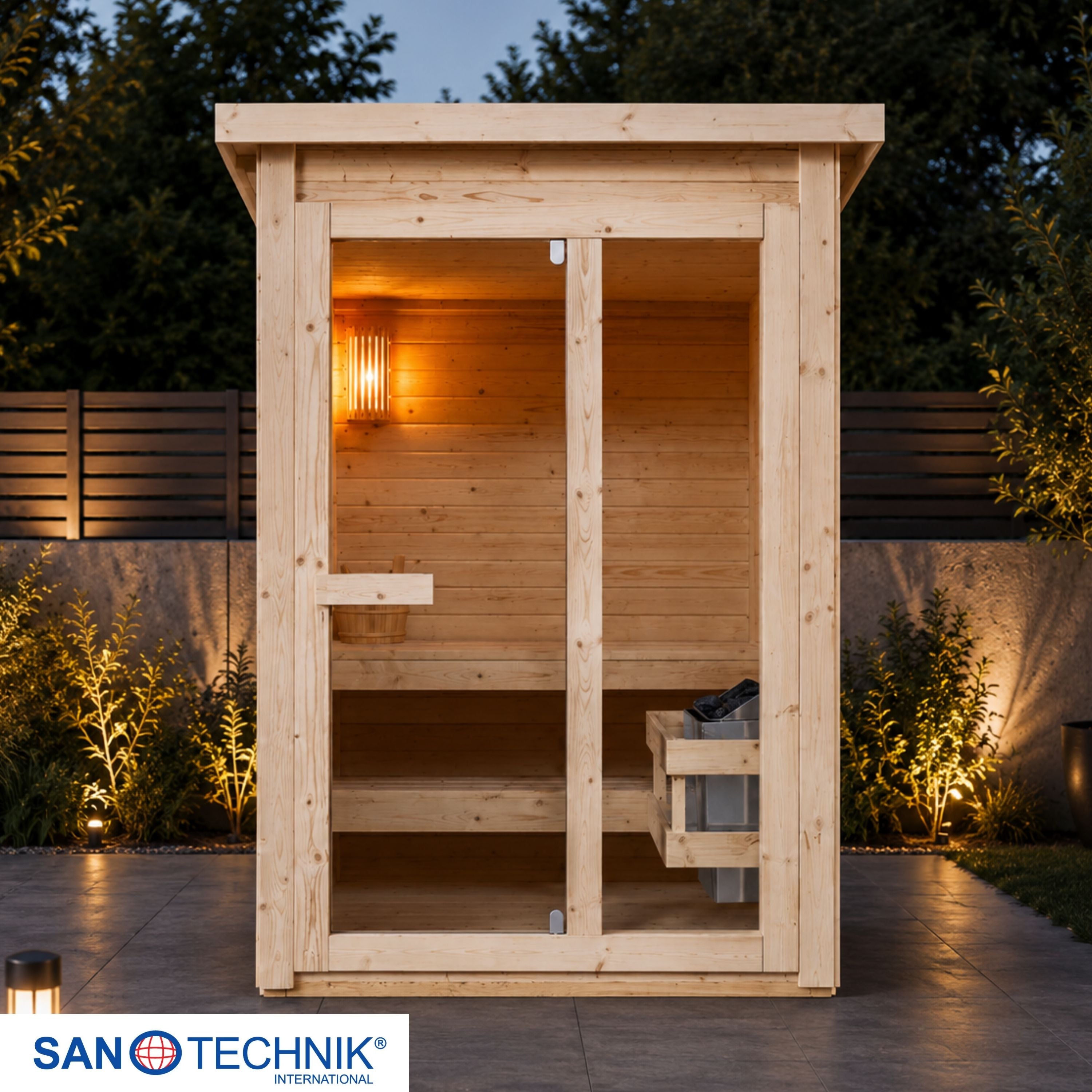 Finnische Sauna HELSINKI für 2-3 Personen