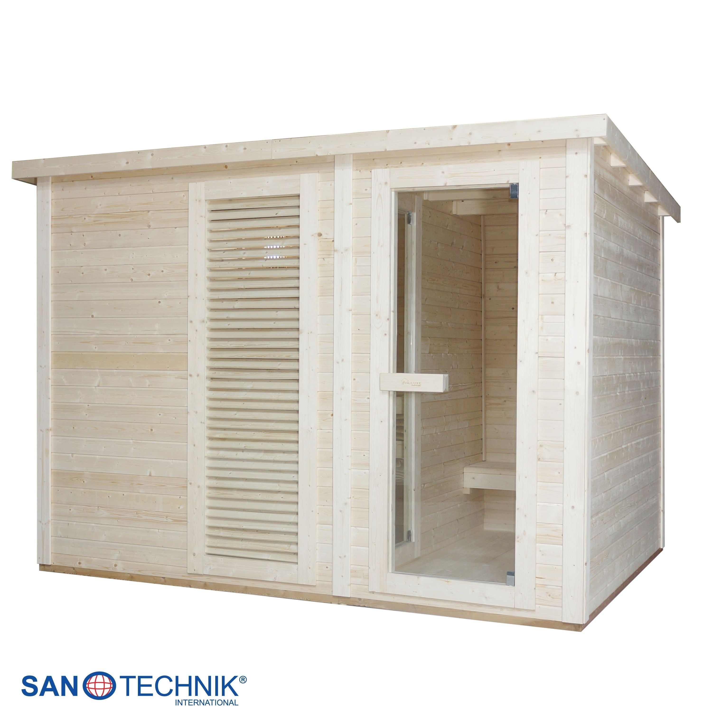 Sauna al aire libre VAASA para 4-5 personas con vestuario