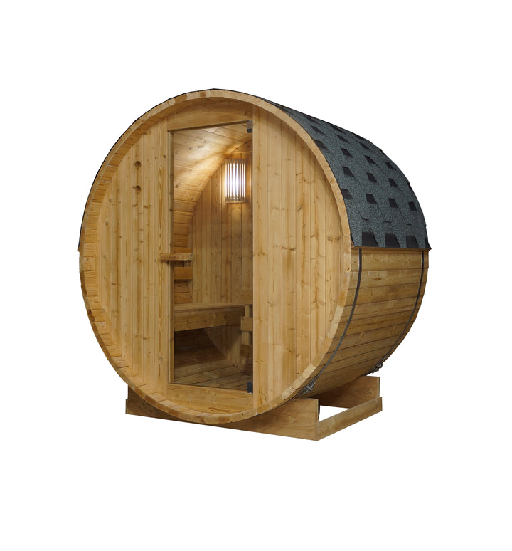 Outdoor barrel sauna TROMSÖ