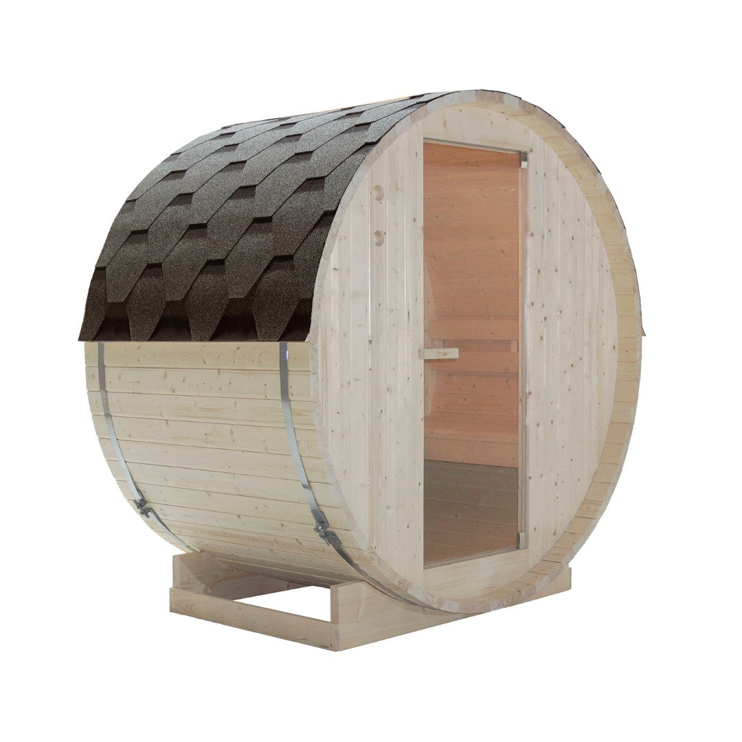 Outdoor barrel sauna TROMSÖ M for 2 people