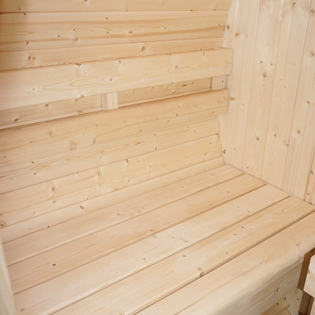 Outdoor barrel sauna TROMSÖ M for 2 people
