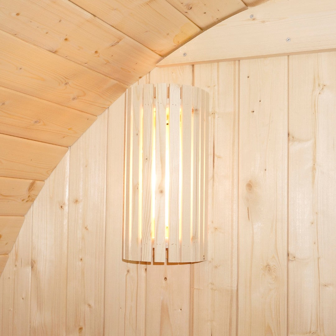 Outdoor barrel sauna TROMSÖ M for 2 people