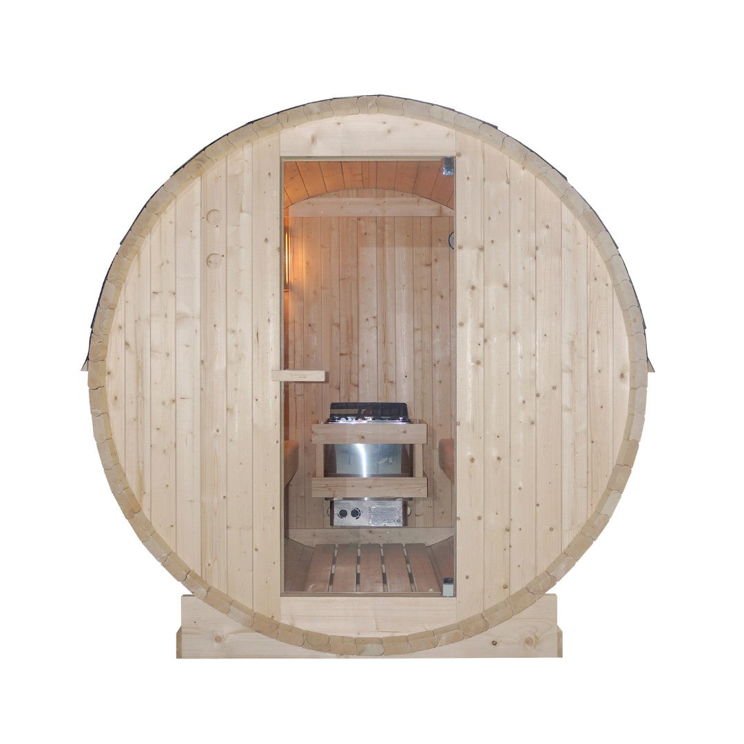 Outdoor Fasssauna TROMSÖ L für 4 Personen