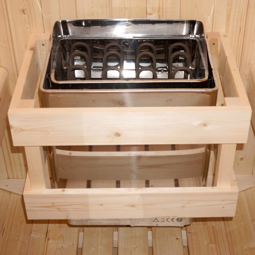 Outdoor barrel sauna TROMSÖ L for 4 people