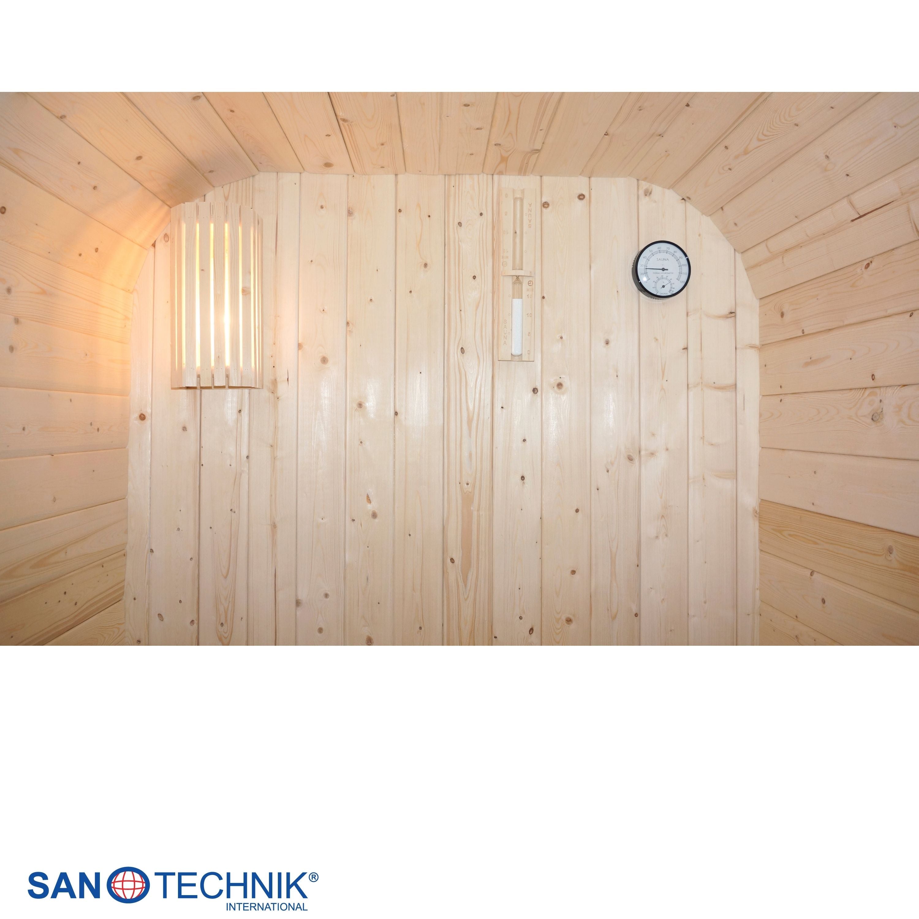 Outdoor barrel sauna LINDHOLM for 1-2 people