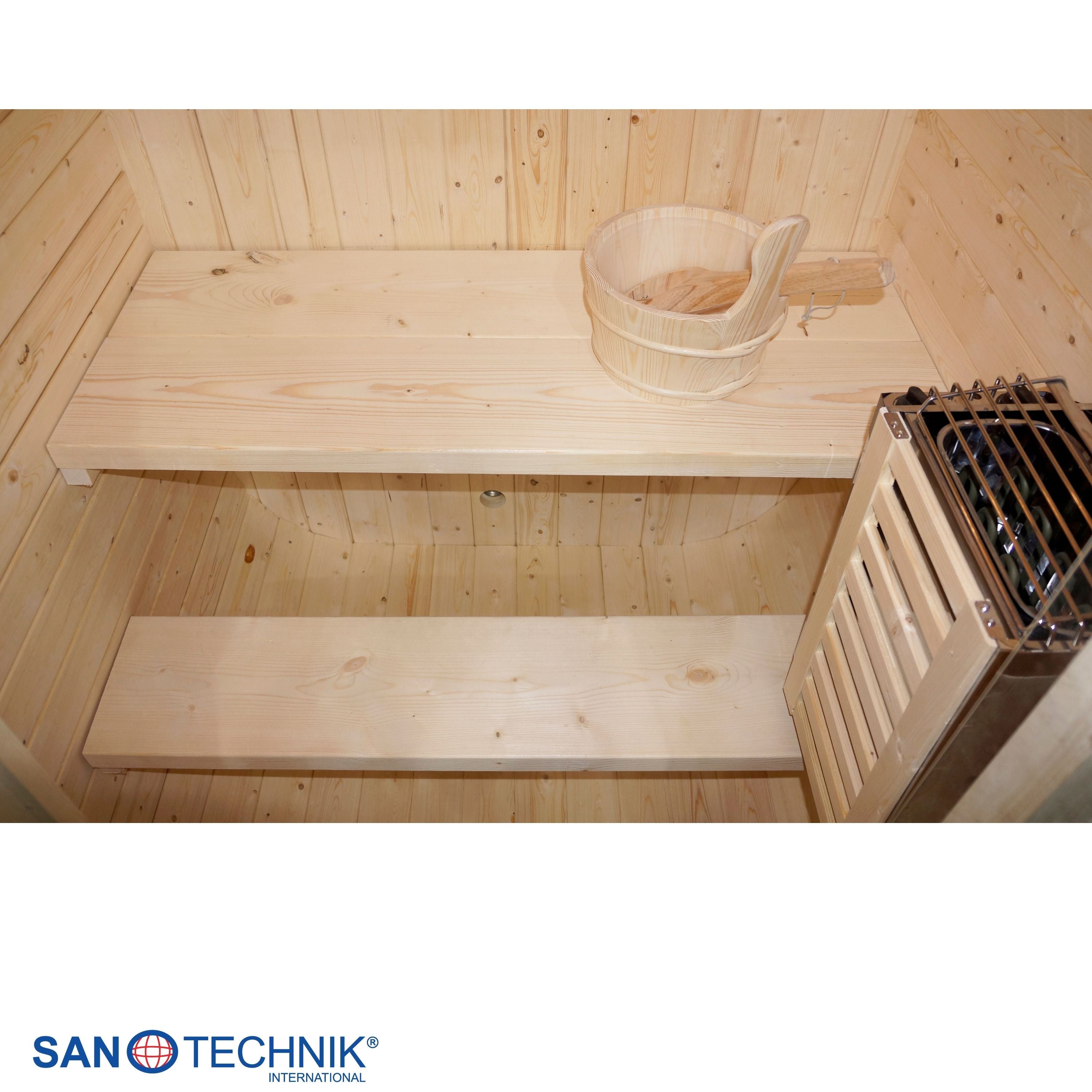 Outdoor barrel sauna LINDHOLM for 1-2 people