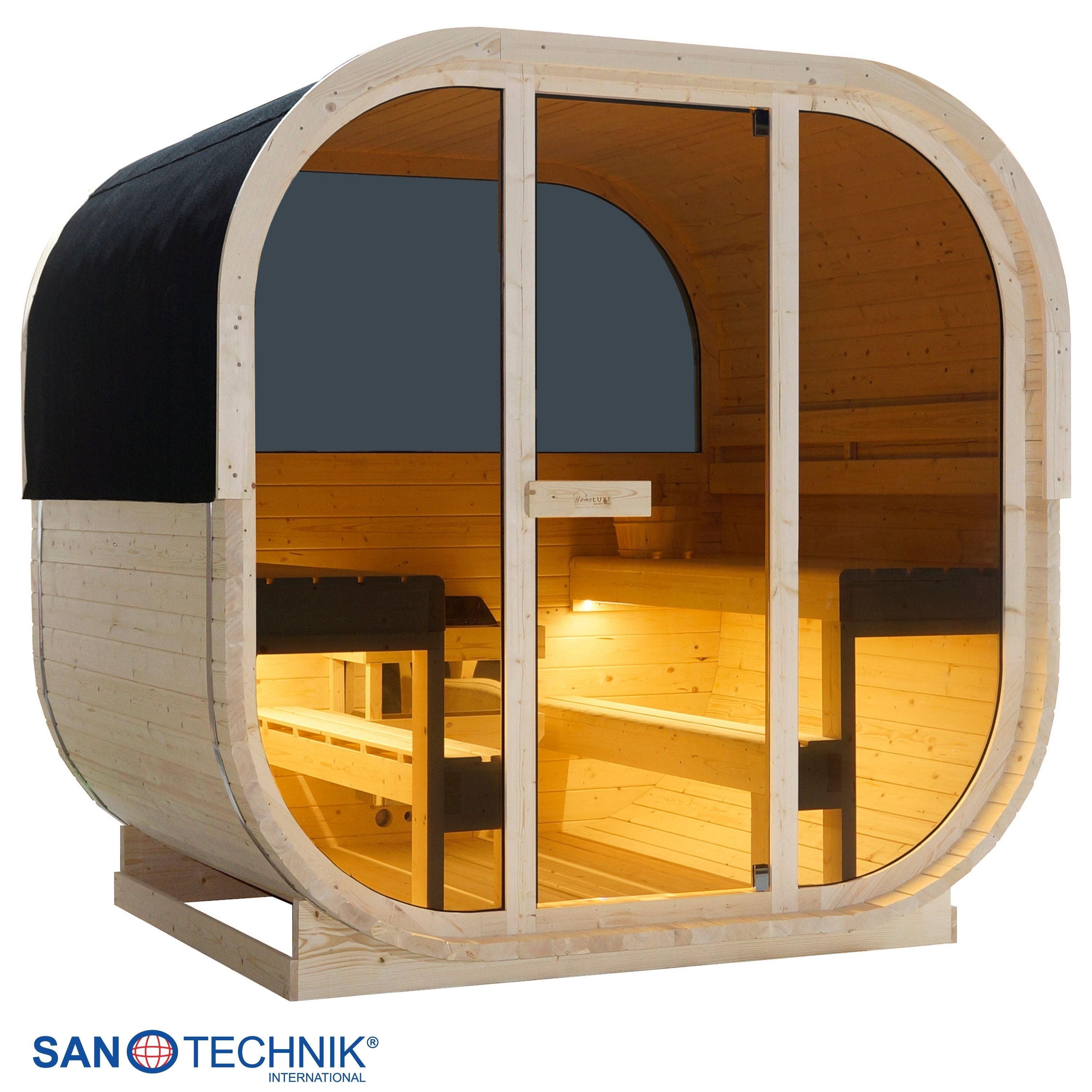 Sauna exterior HANKO para 6 personas