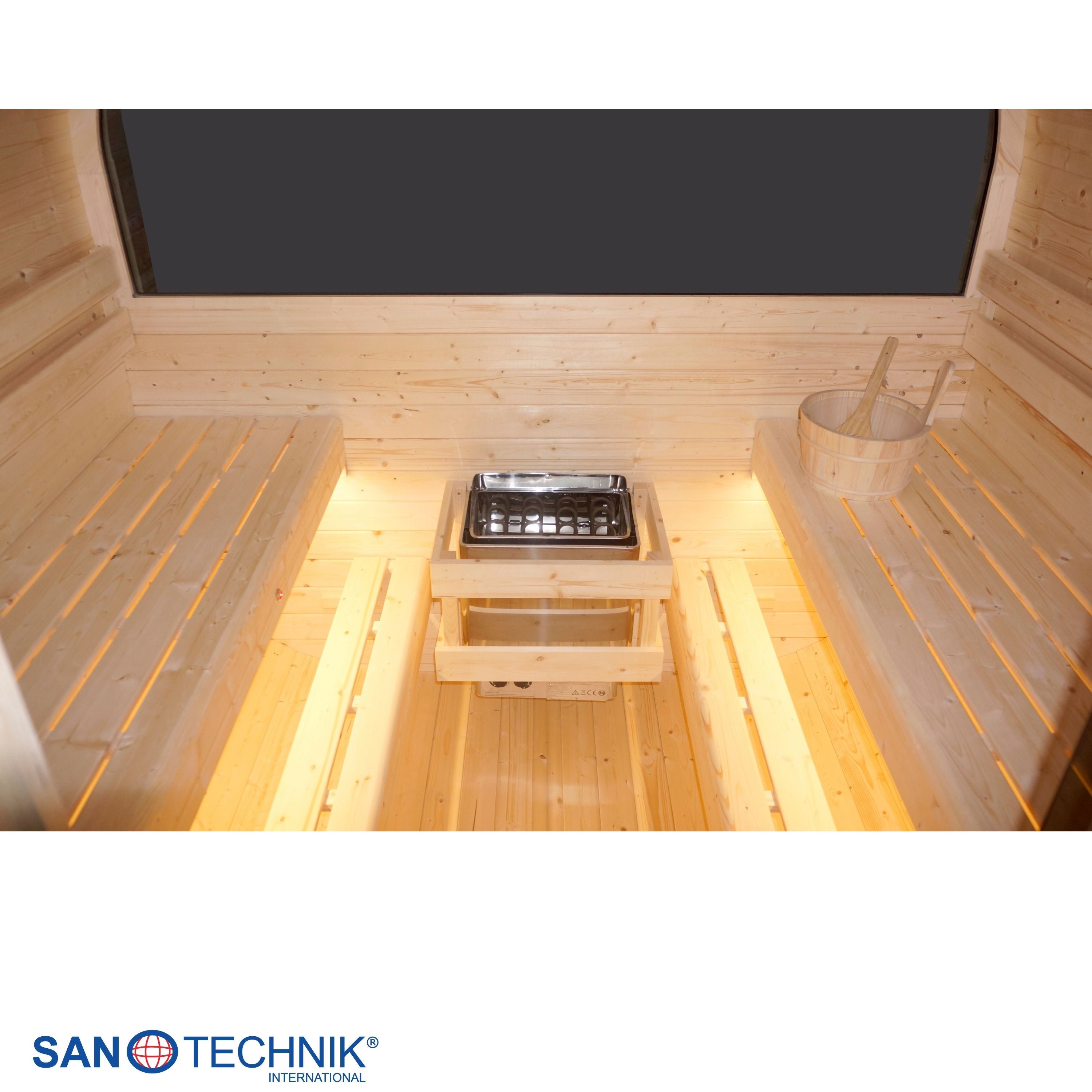 Sauna exterior HANKO para 6 personas