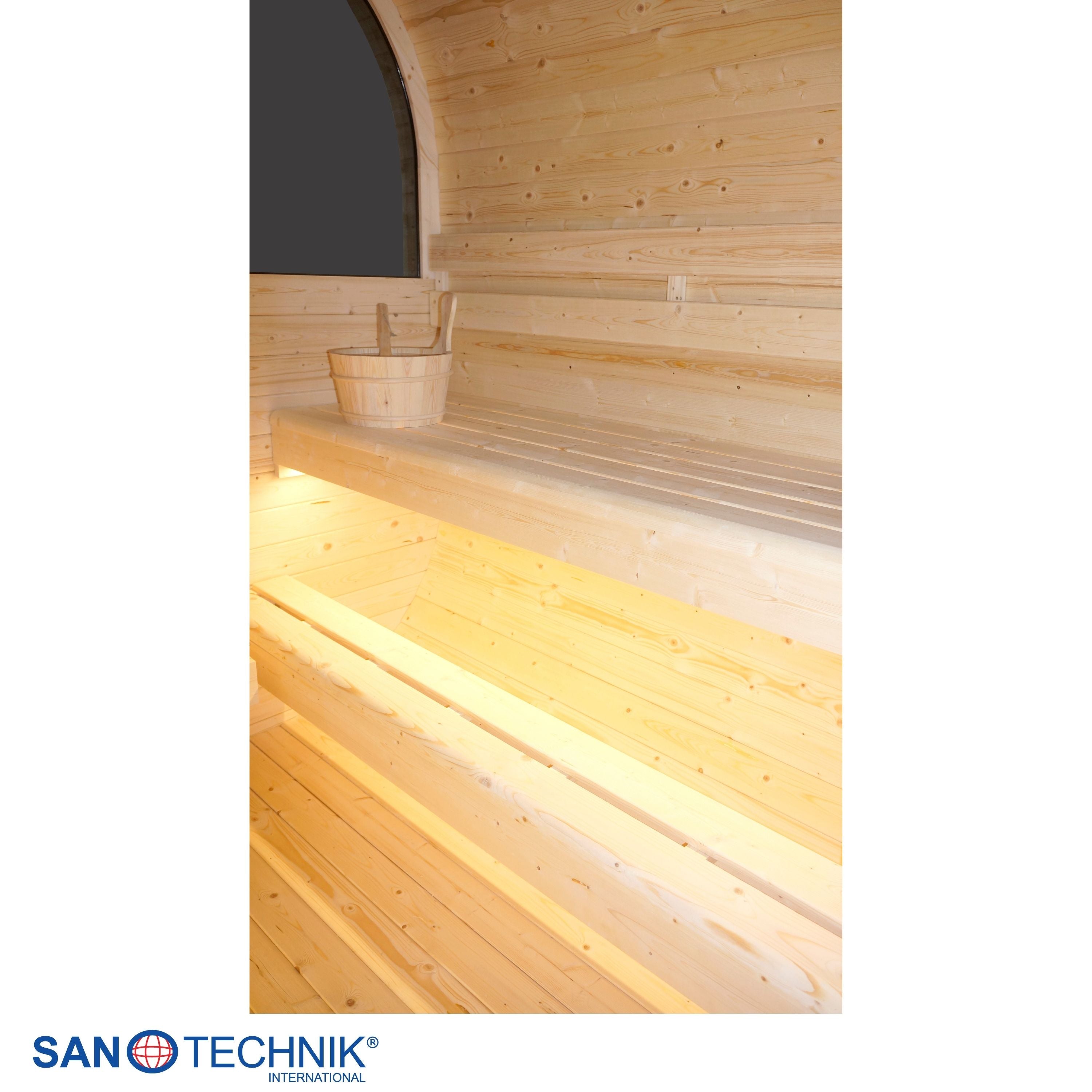 Sauna exterior HANKO para 6 personas