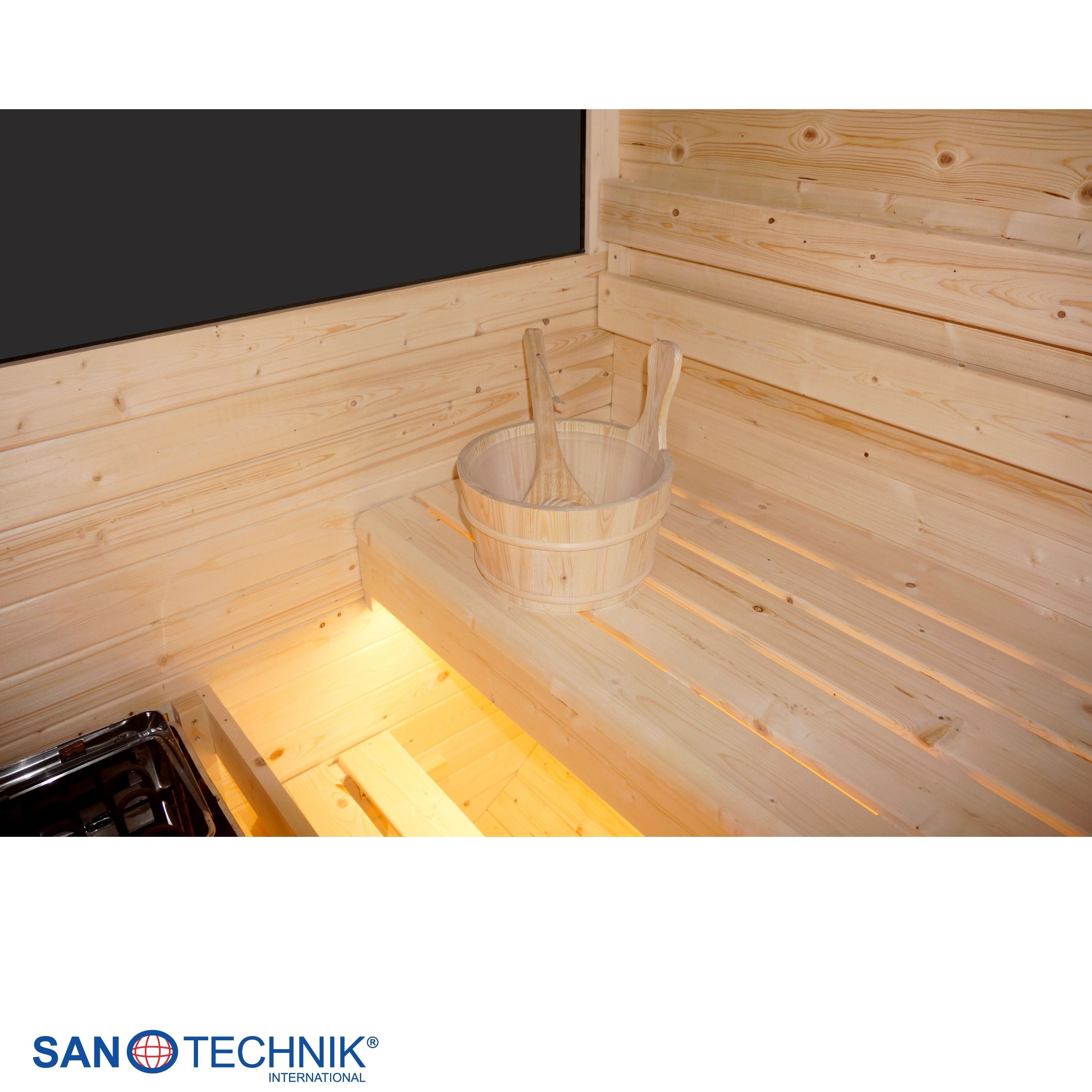 Sauna exterior HANKO para 6 personas