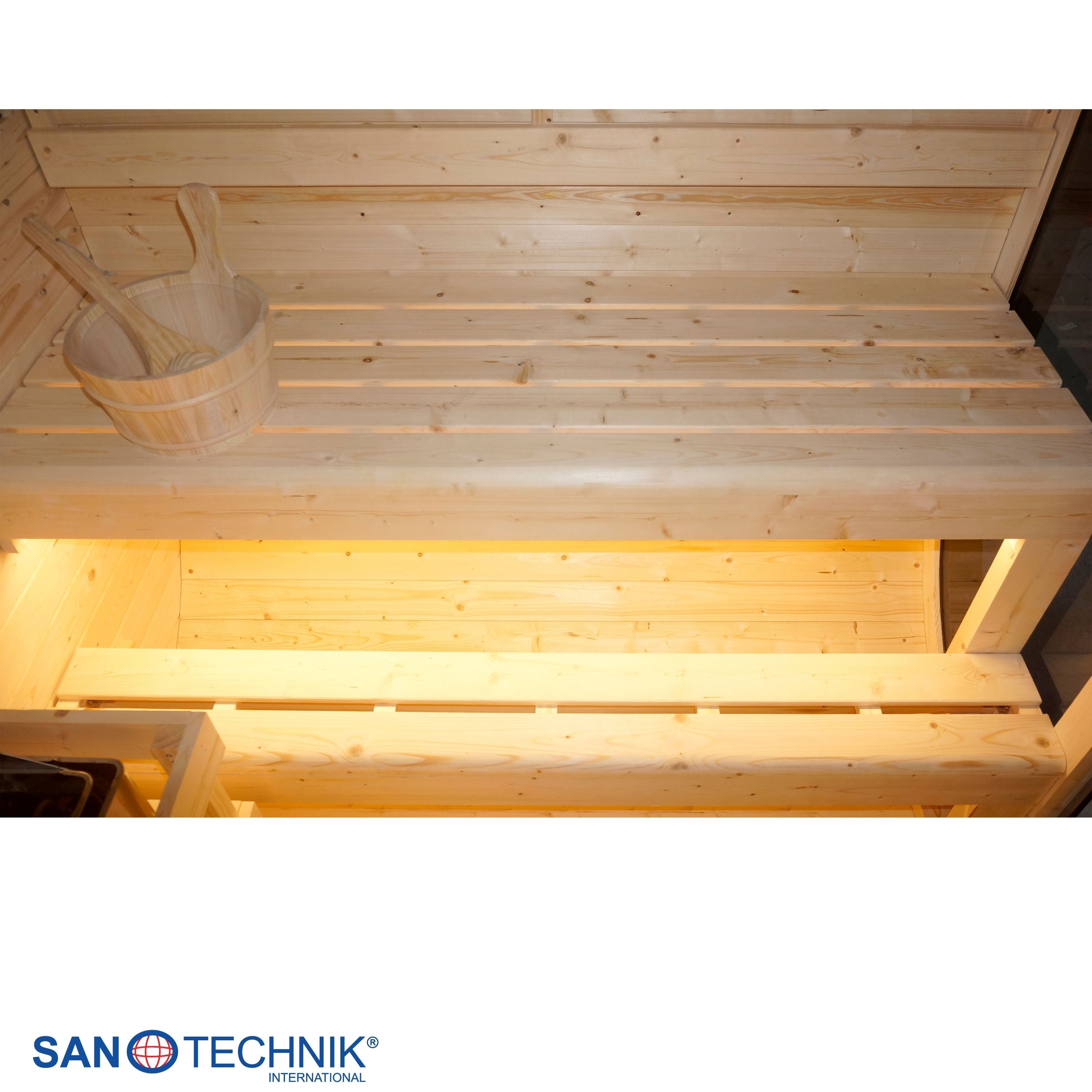 Sauna exterior HANKO para 6 personas