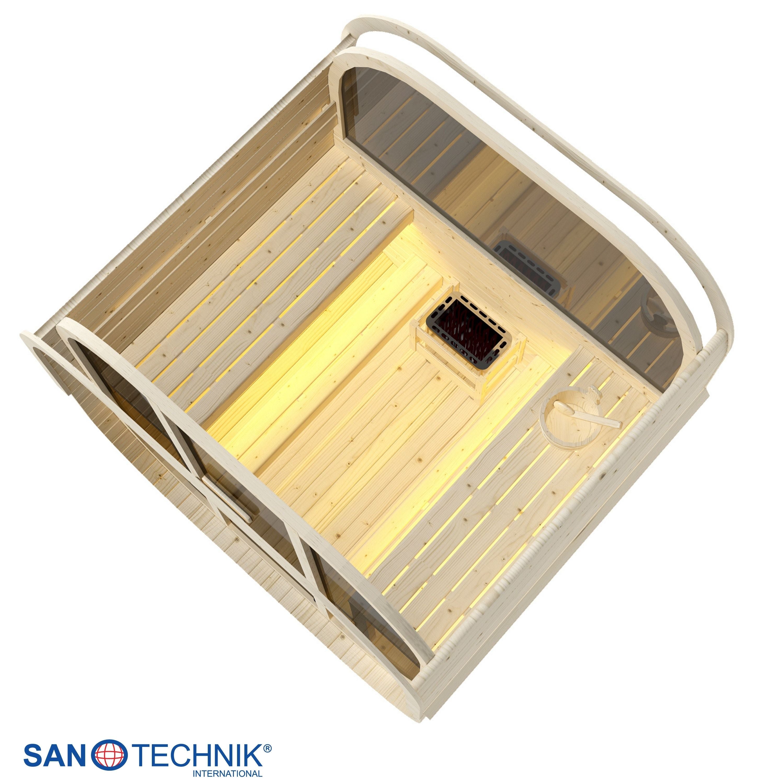 Sauna exterior HANKO para 6 personas