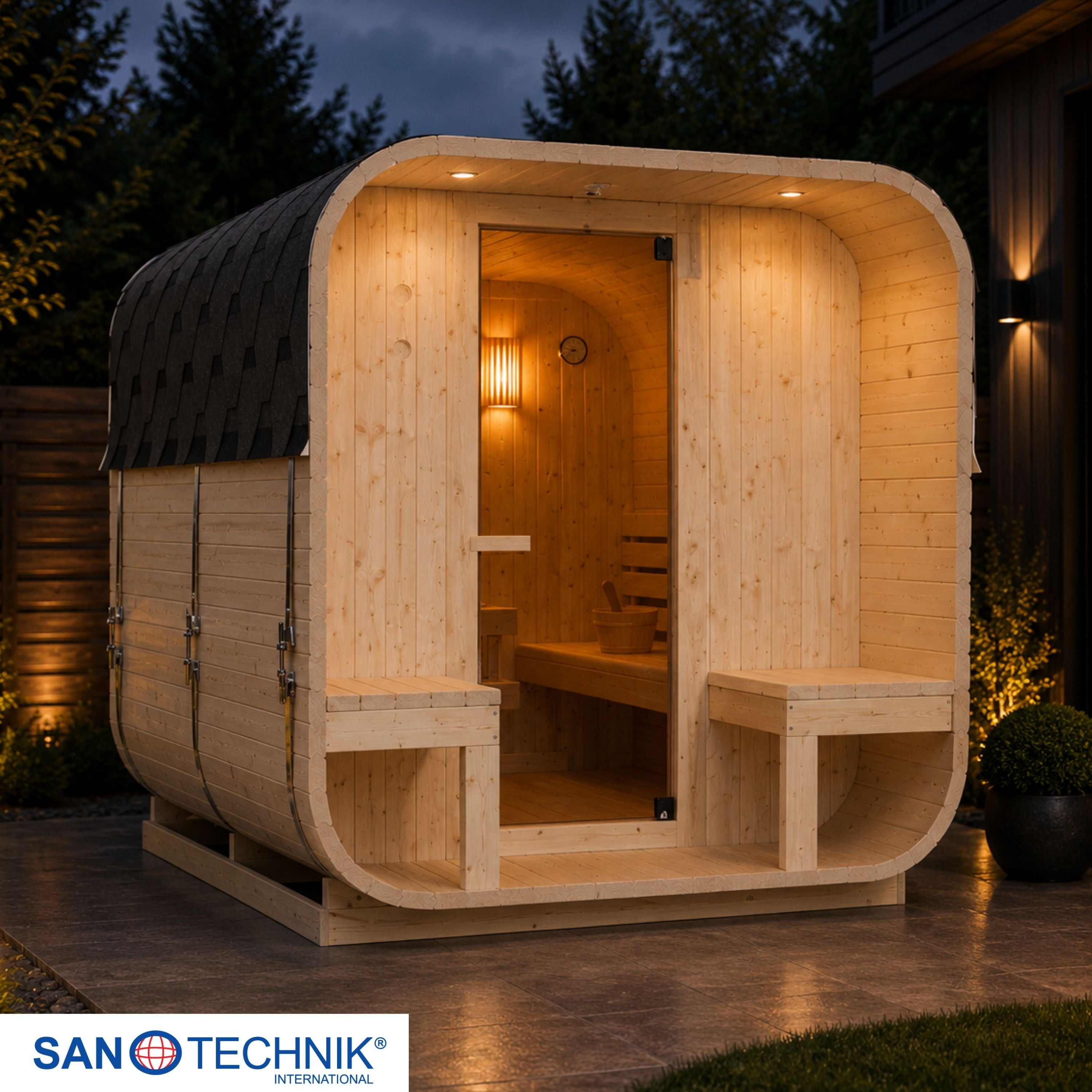 Sauna exterior GÖTEBORG para 4 personas
