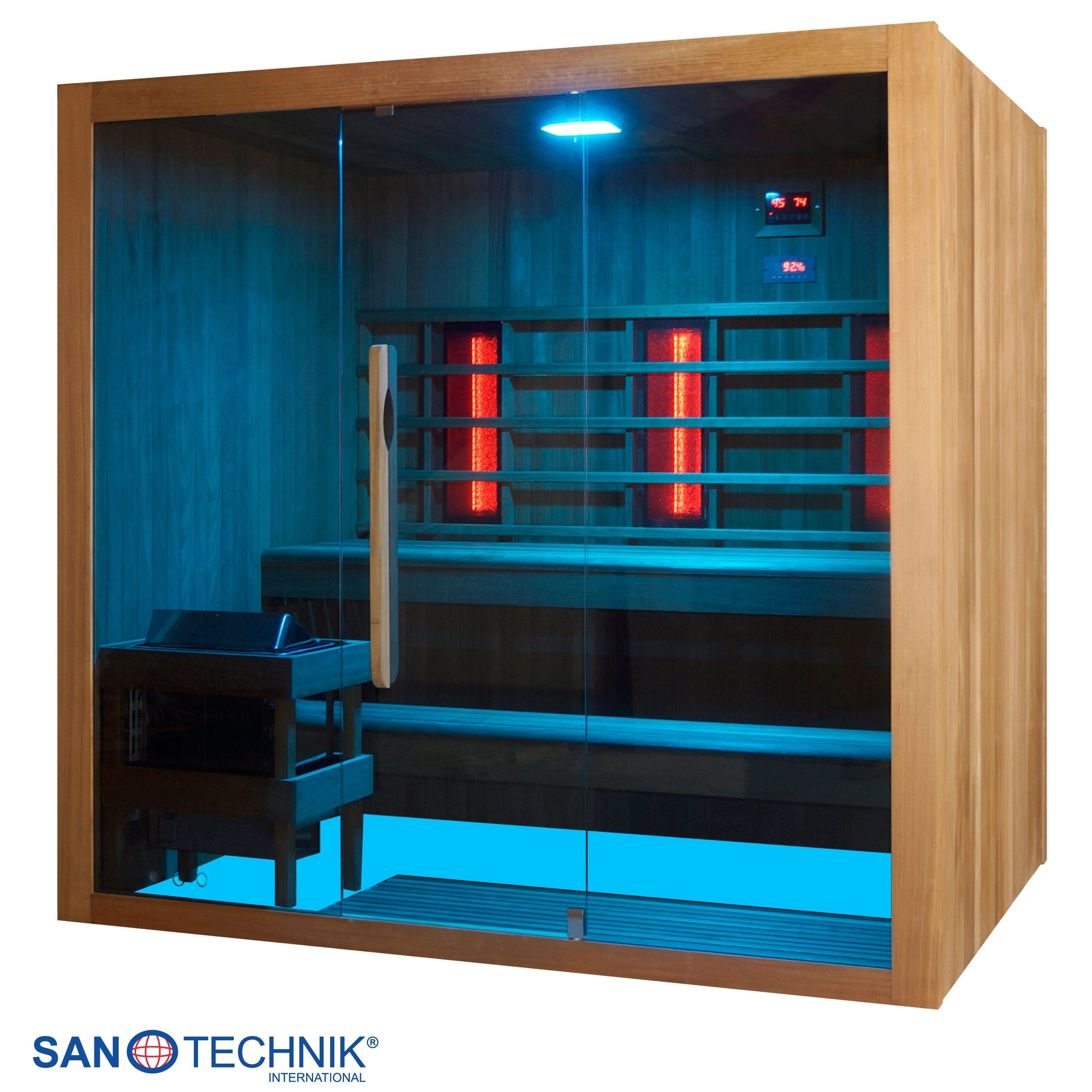 Sauna infrarroja y finlandesa KOTKA para 4-5 personas