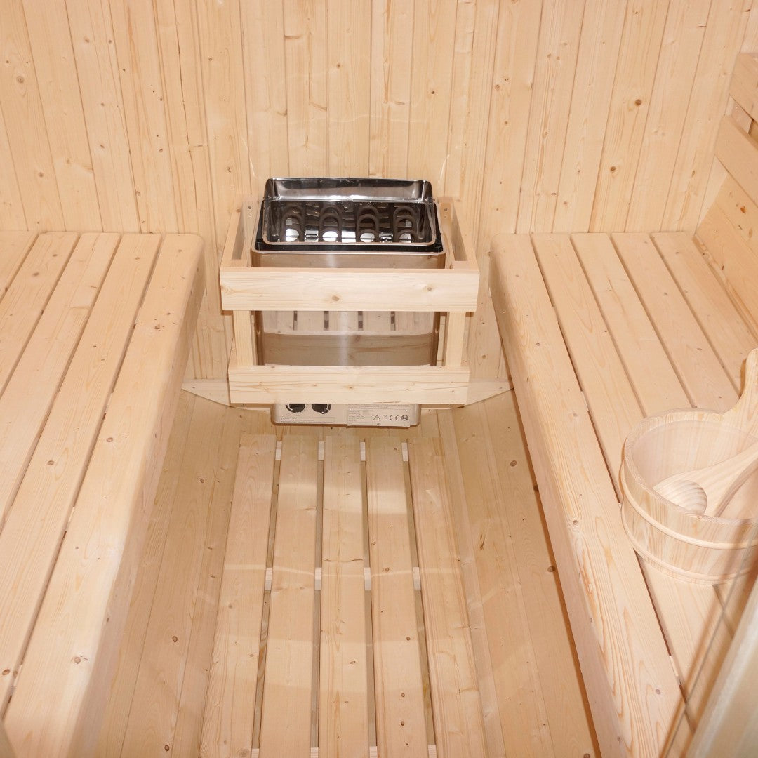 Outdoor Fasssauna BERGEN für 4 - 6 Personen
