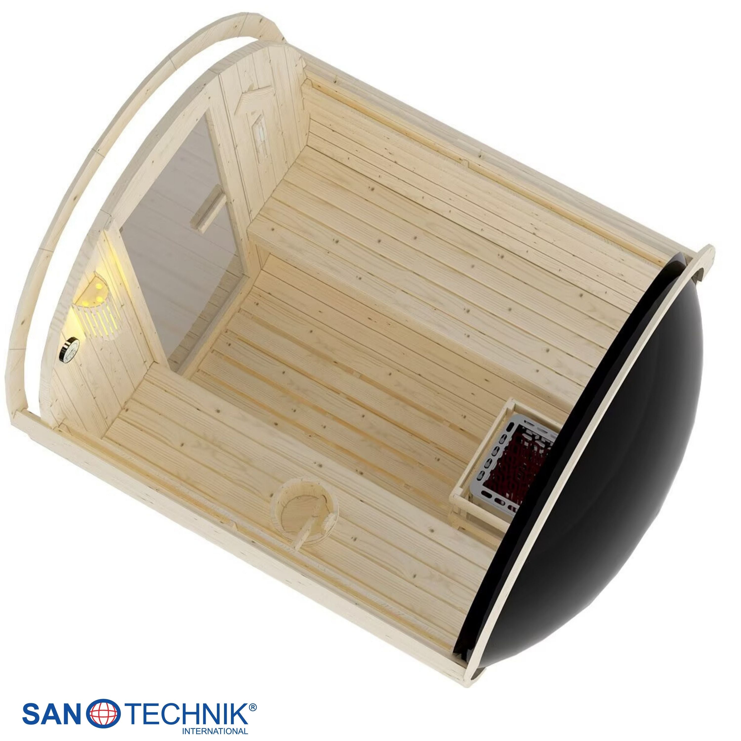 Outdoor sauna NYBORG M for 4 people