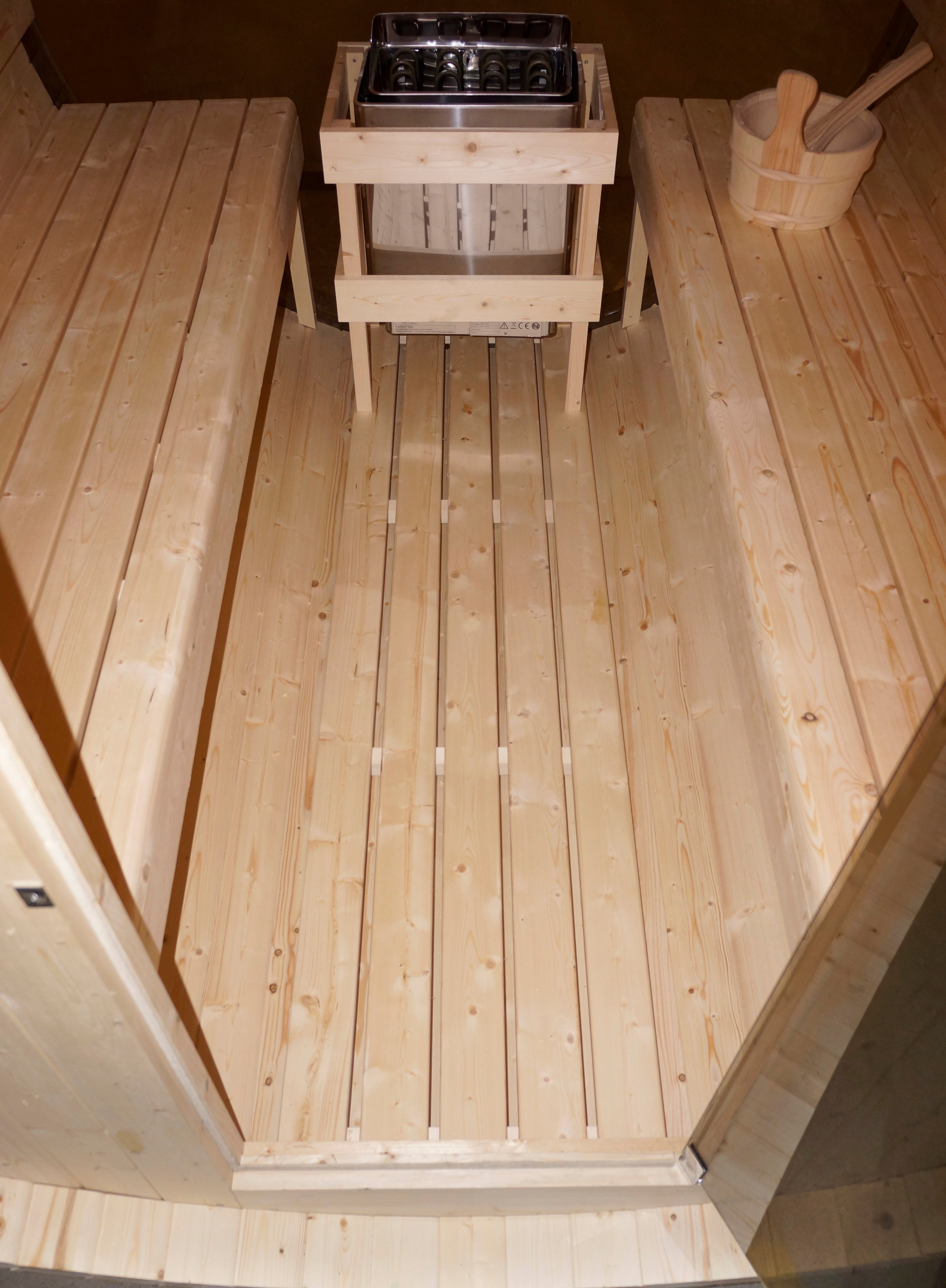 NYBORG L Außen Sauna für 6 P. 194,2x224,9x194,9 cm (Bausatz)