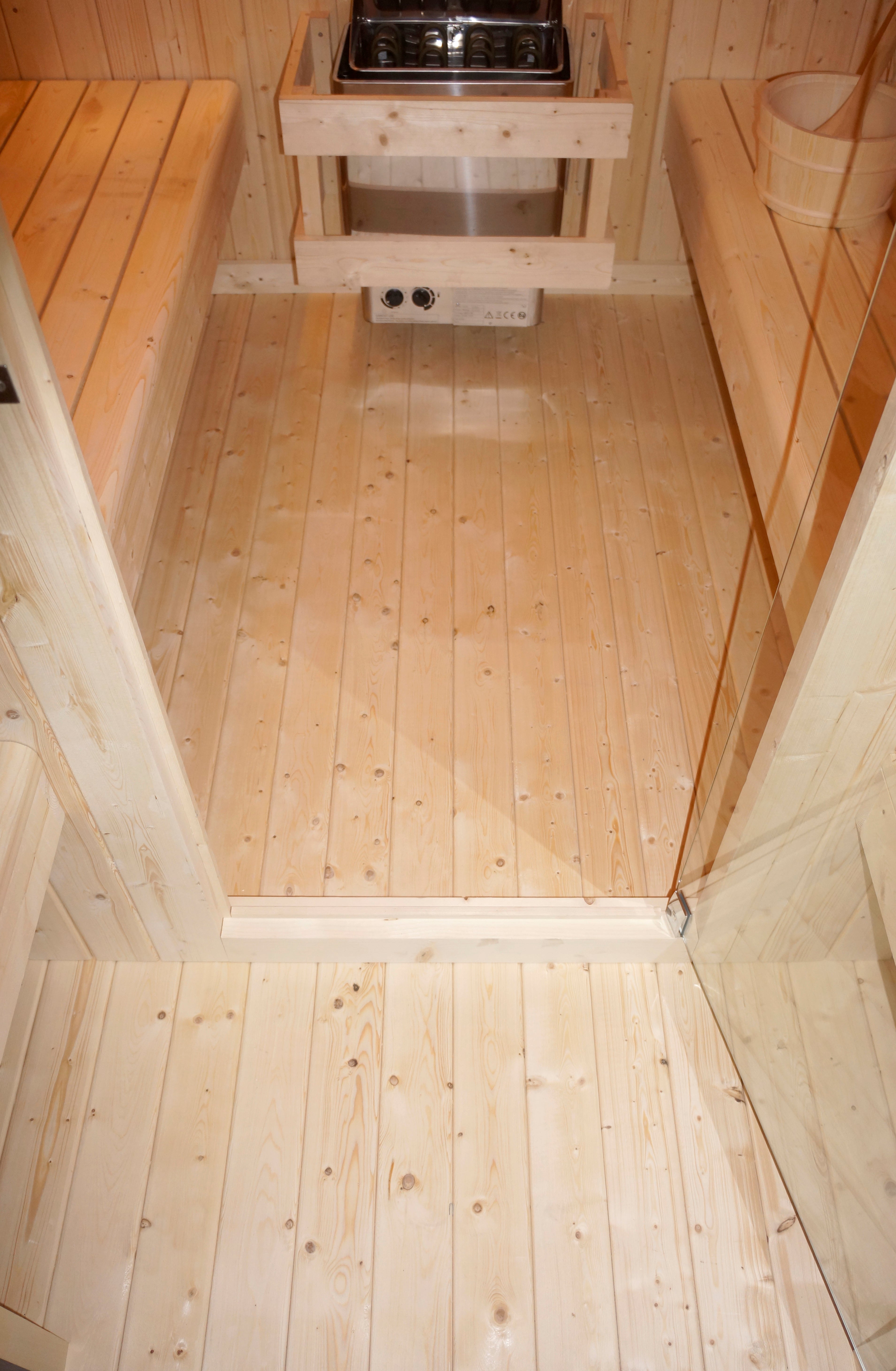 ISLAND XL Außen Sauna für 4 P. 189x220x200 cm (Bausatz)