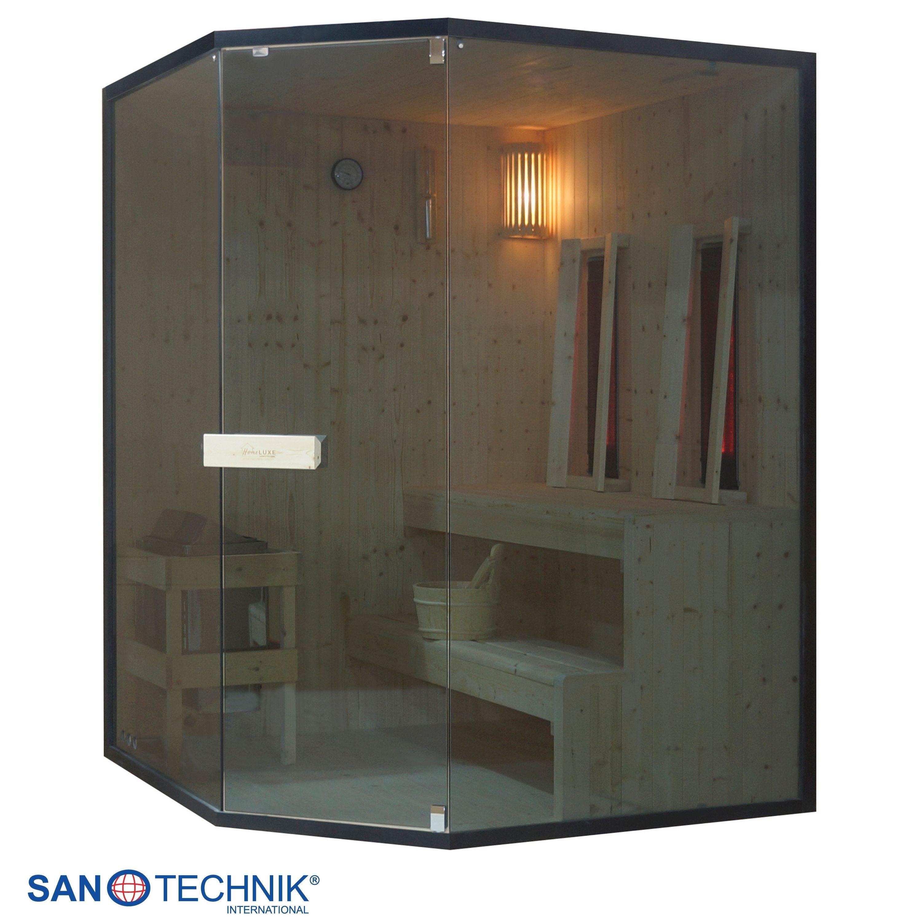 Sauna & Infrarotkabine GLACIER XL für 2-3 Personen