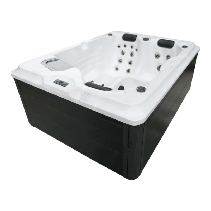 Outdoorwhirlpool FIJI Sterling Silver inkl. Abdeckung - 210 x 160 x 80 cm
