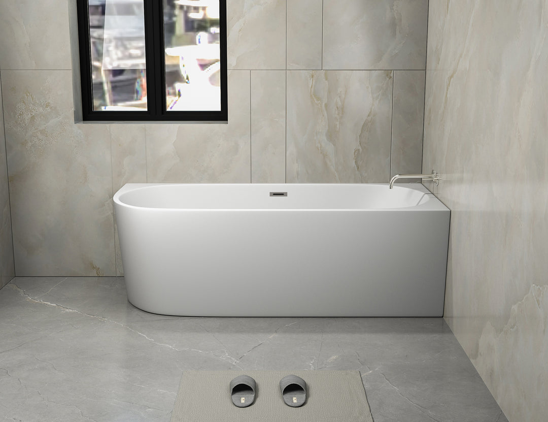 Eckbadewanne Porto 170x75x56 cm