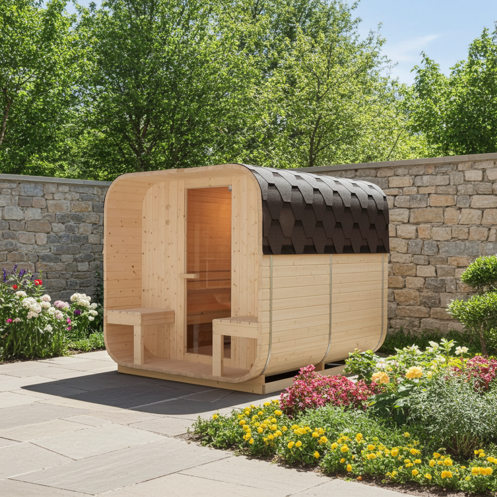 GÖTEBORG Outdoor Sauna for 4 people 188.2x220x194 cm (Kit)