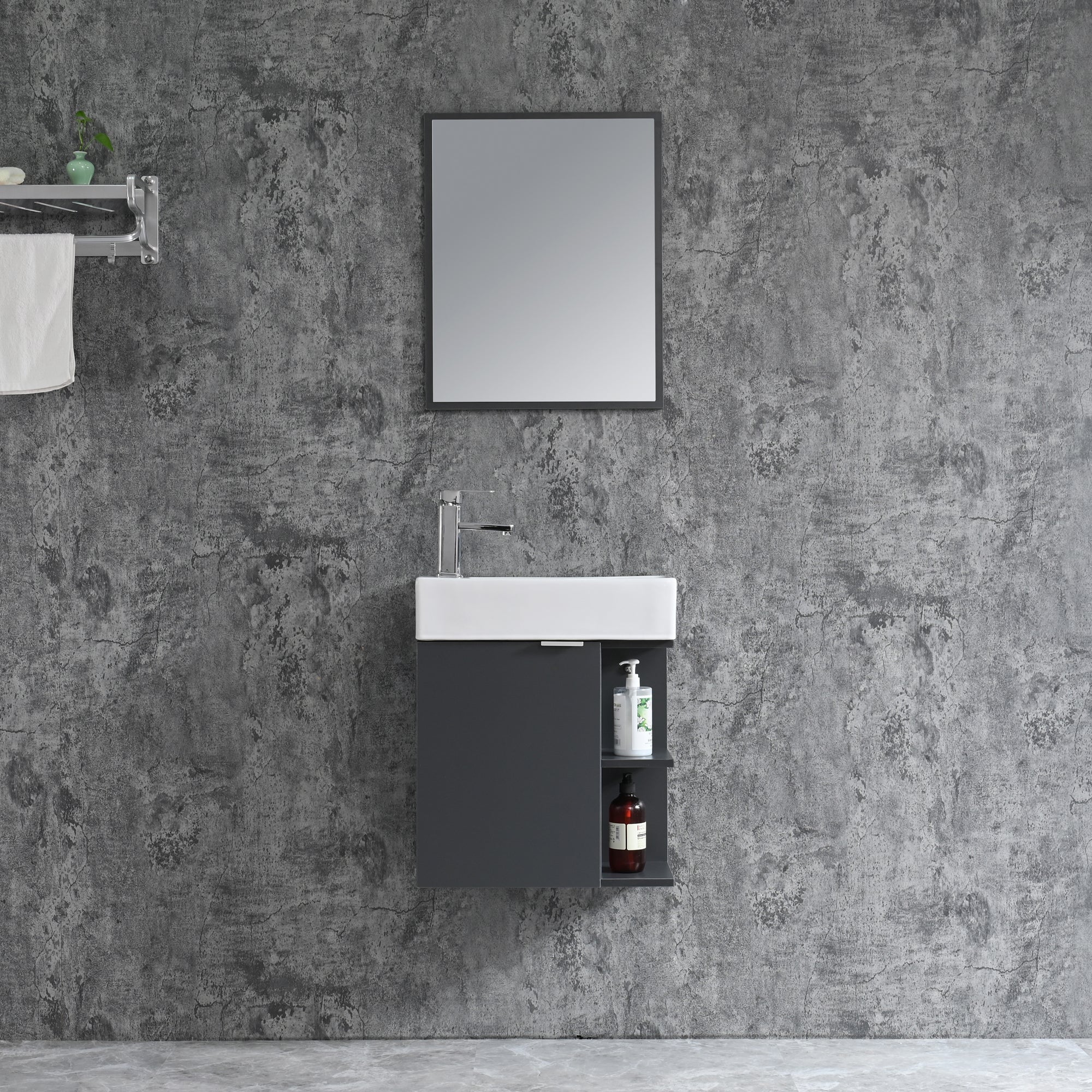 Bathroom furniture set SPRING 50 - gray