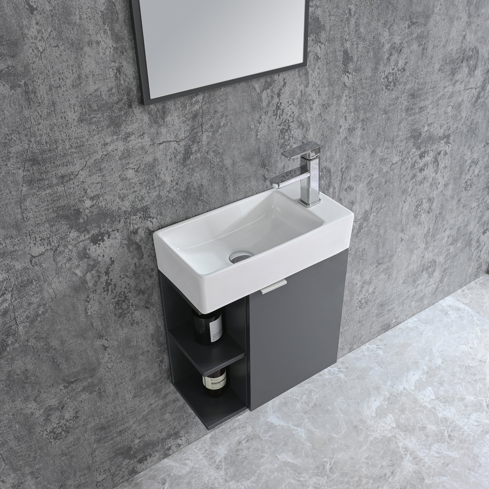 Bathroom furniture set SPRING 50 - gray
