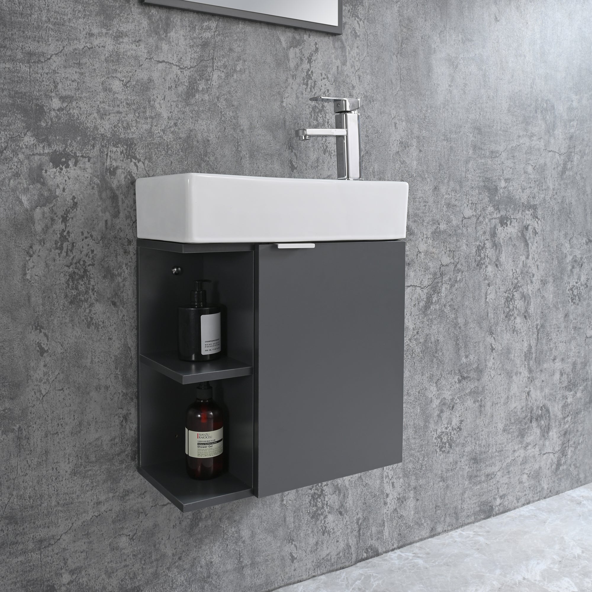 Bathroom furniture set SPRING 50 - gray