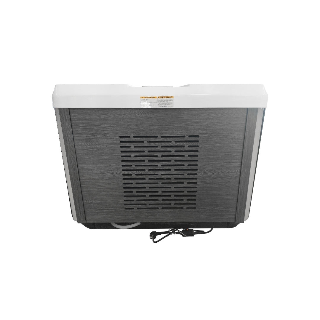 Eis-& Wärmebad ICE BAD WHITE inkl. Abdeckung + Stiege 210x110x80 cm